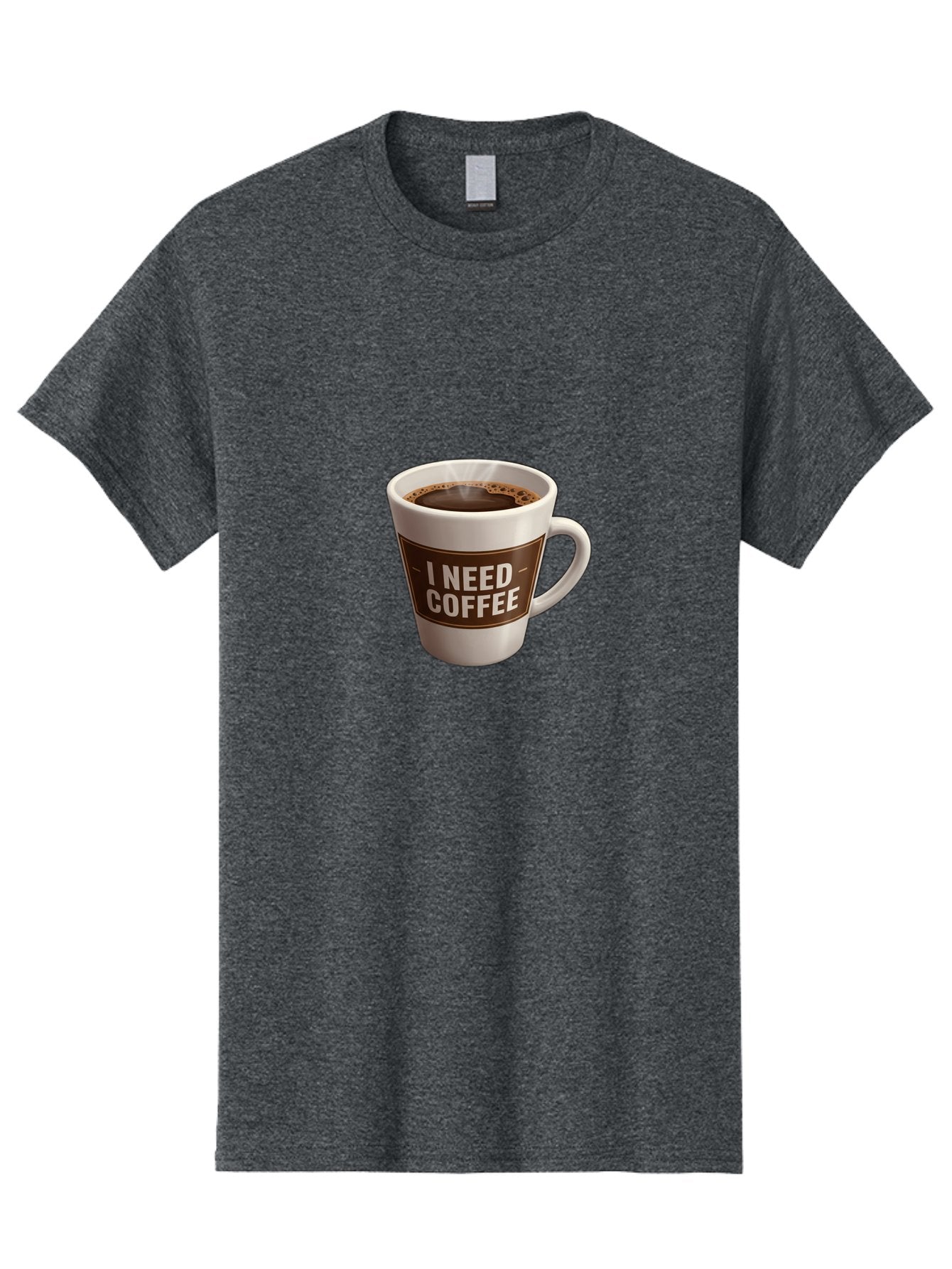 I-Need-Coffee-8 Men'S Graphic Tee, 100% Cotton, Comfortable Casual Summer Wear, Machine Washable, Coffee Mug, Coffee Lover, Caffeine Fix, Morning Motivation, Daily Grind, Coffee Break, Coffee Addiction, Coffee Culture Bac072 12