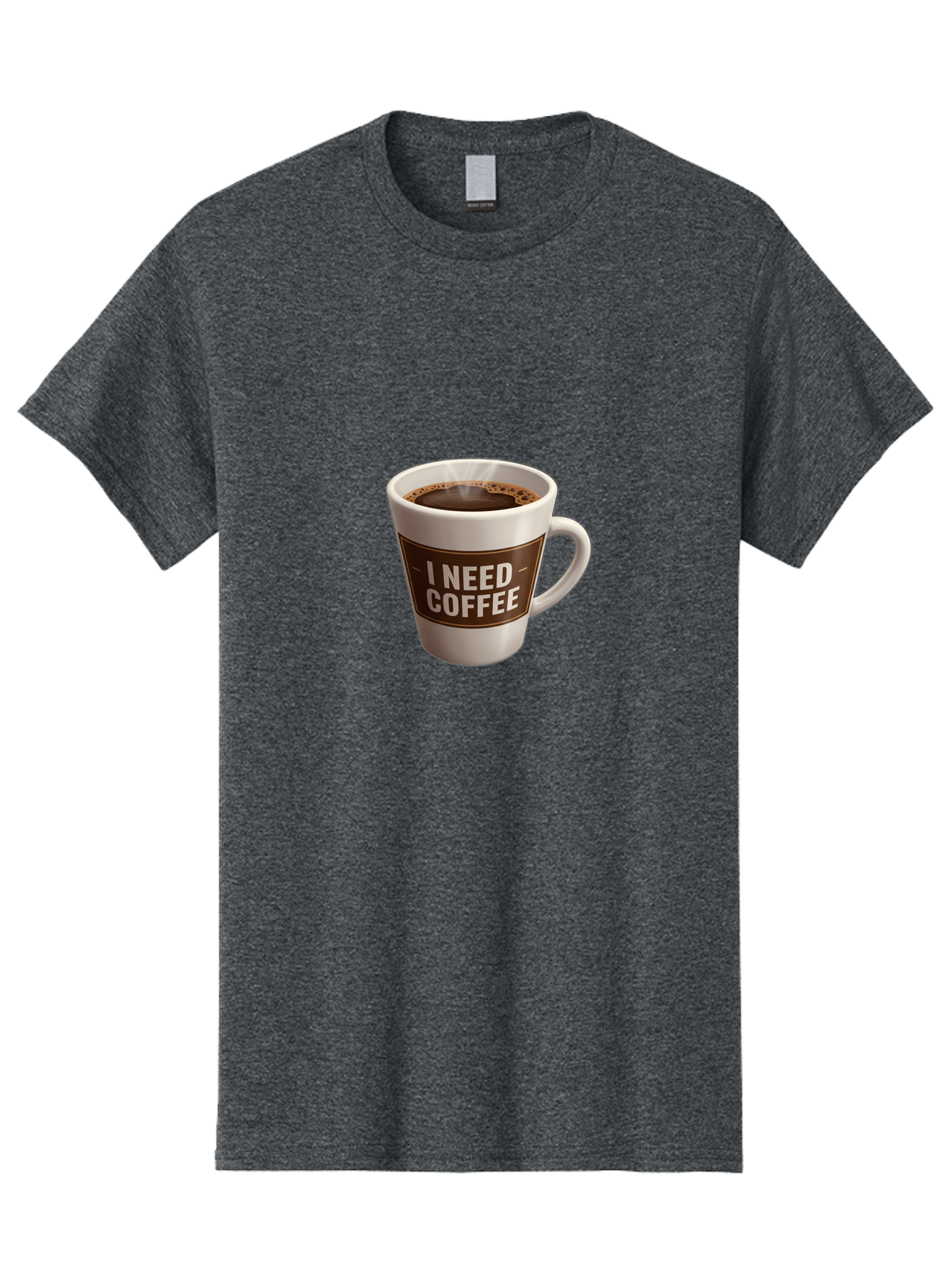 I-Need-Coffee-8 Men'S Graphic Tee, 100% Cotton, Comfortable Casual Summer Wear, Machine Washable, Coffee Mug, Coffee Lover, Caffeine Fix, Morning Motivation, Daily Grind, Coffee Break, Coffee Addiction, Coffee Culture Bac072 3