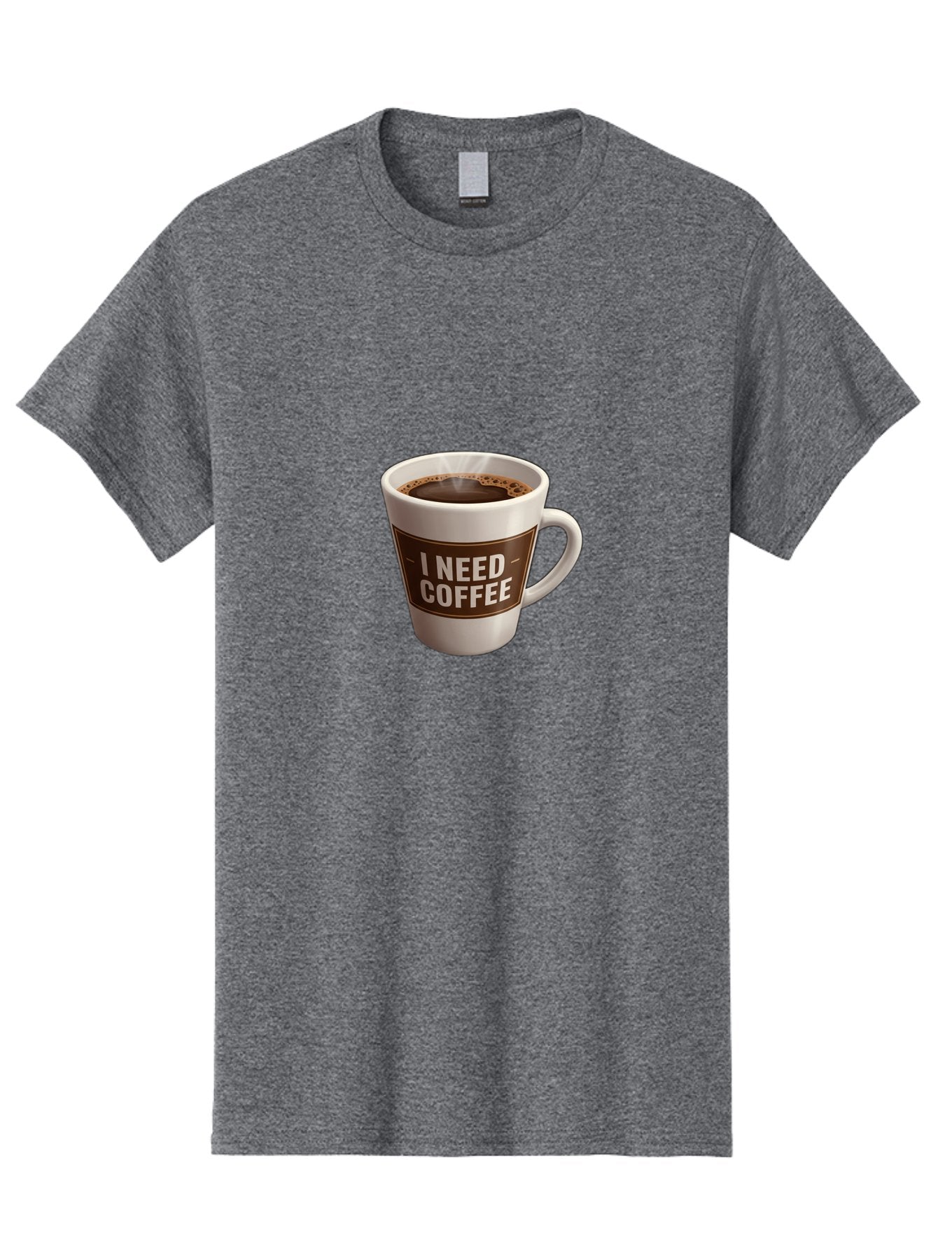I-Need-Coffee-8 Men'S Graphic Tee, 100% Cotton, Comfortable Casual Summer Wear, Machine Washable, Coffee Mug, Coffee Lover, Caffeine Fix, Morning Motivation, Daily Grind, Coffee Break, Coffee Addiction, Coffee Culture Bac072 11