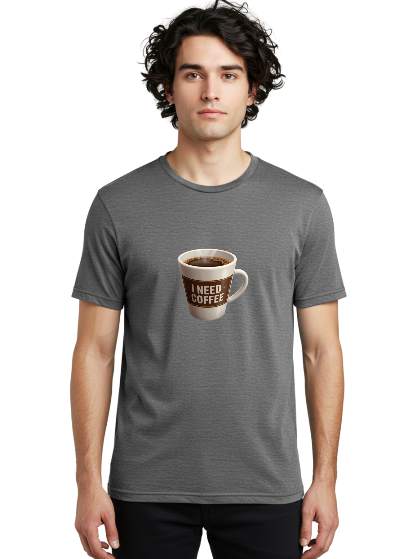 I-Need-Coffee-8 Men'S Graphic Tee, 100% Cotton, Comfortable Casual Summer Wear, Machine Washable, Coffee Mug, Coffee Lover, Caffeine Fix, Morning Motivation, Daily Grind, Coffee Break, Coffee Addiction, Coffee Culture Bac072 19