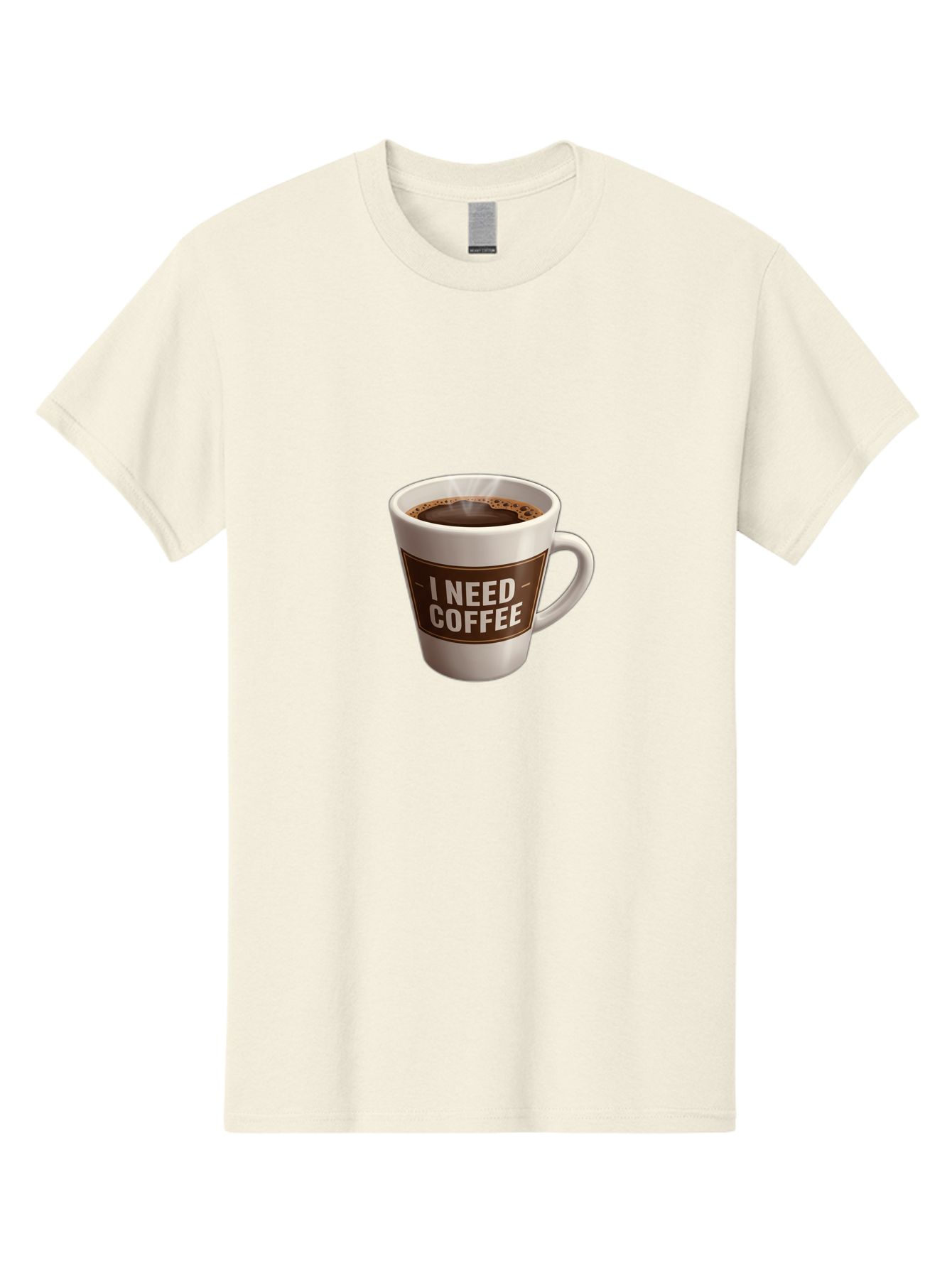 I-Need-Coffee-8 Men'S Graphic Tee, 100% Cotton, Comfortable Casual Summer Wear, Machine Washable, Coffee Mug, Coffee Lover, Caffeine Fix, Morning Motivation, Daily Grind, Coffee Break, Coffee Addiction, Coffee Culture Bac072 5