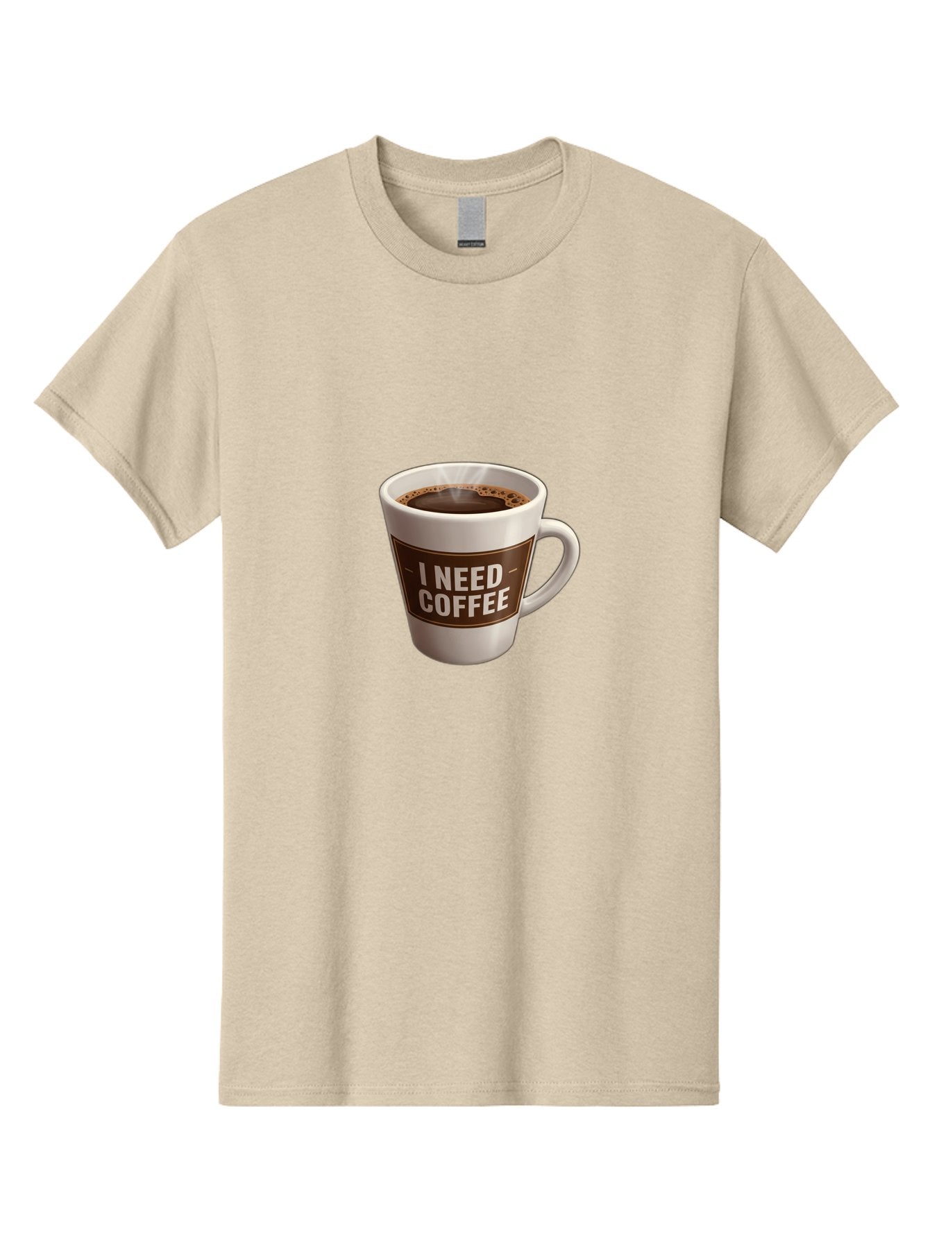 I-Need-Coffee-8 Men'S Graphic Tee, 100% Cotton, Comfortable Casual Summer Wear, Machine Washable, Coffee Mug, Coffee Lover, Caffeine Fix, Morning Motivation, Daily Grind, Coffee Break, Coffee Addiction, Coffee Culture Bac072 6