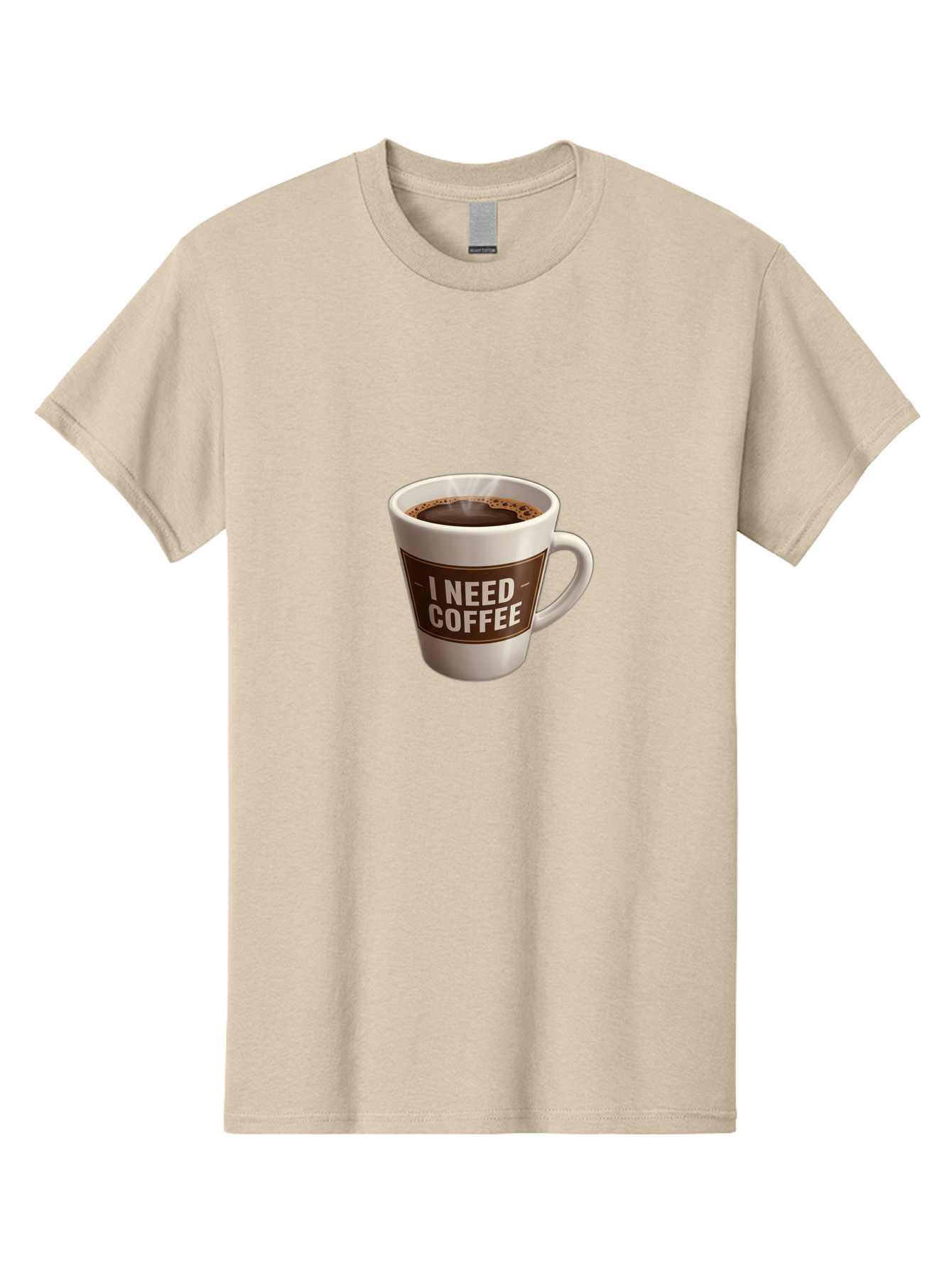 I-Need-Coffee-8 Men'S Graphic Tee, 100% Cotton, Comfortable Casual Summer Wear, Machine Washable, Coffee Mug, Coffee Lover, Caffeine Fix, Morning Motivation, Daily Grind, Coffee Break, Coffee Addiction, Coffee Culture Bac072 7