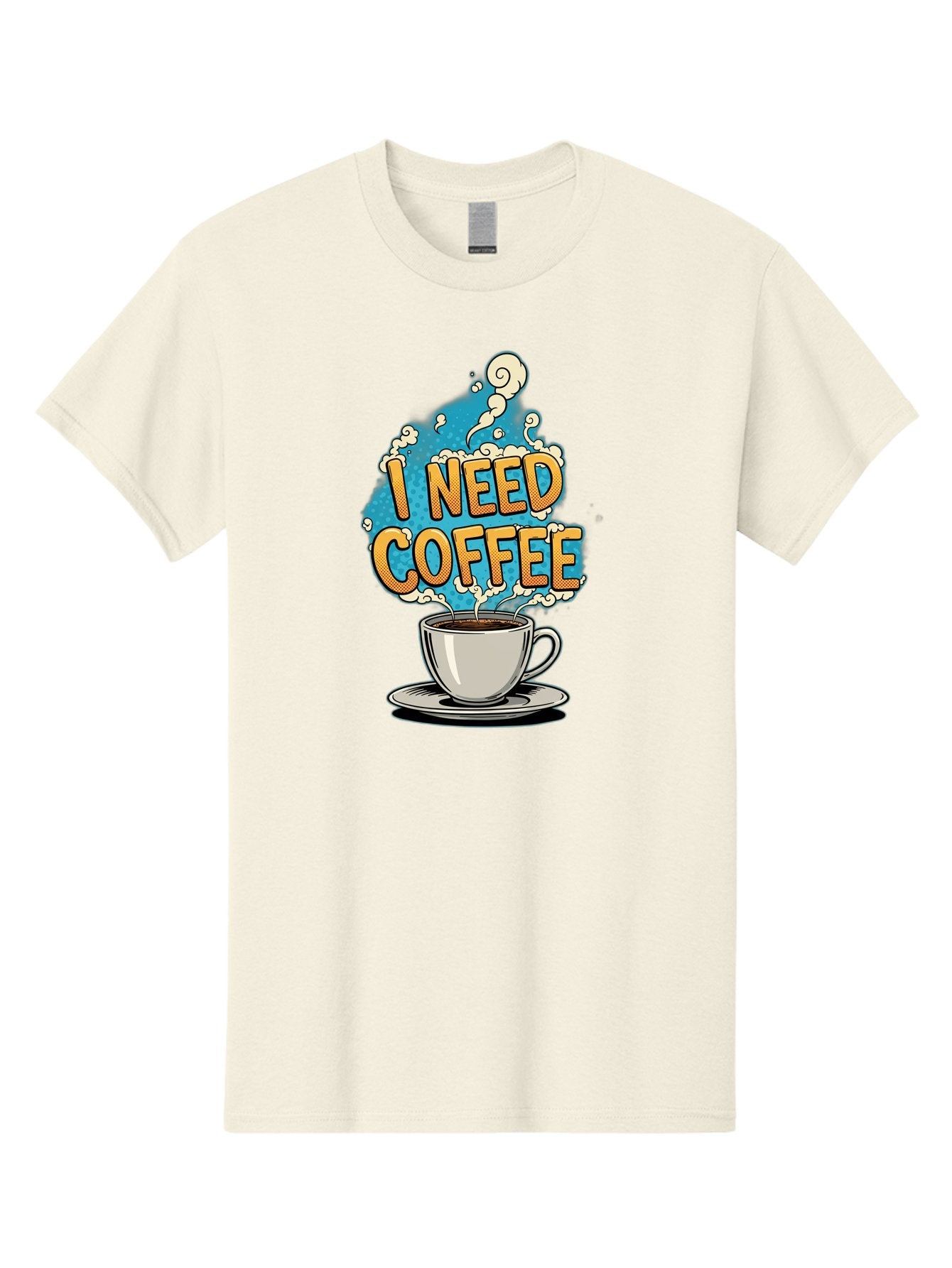I-Need-Coffee-9 Men'S Graphic Tee, 100% Cotton, Comfortable Casual Summer Wear, Machine Washable, Coffee Cup, Morning Coffee, Coffee Addiction, Caffeine Fix, Morning Motivation, Coffee Lover, Steaming Hot Coffee, Coffee Break Bac073 12