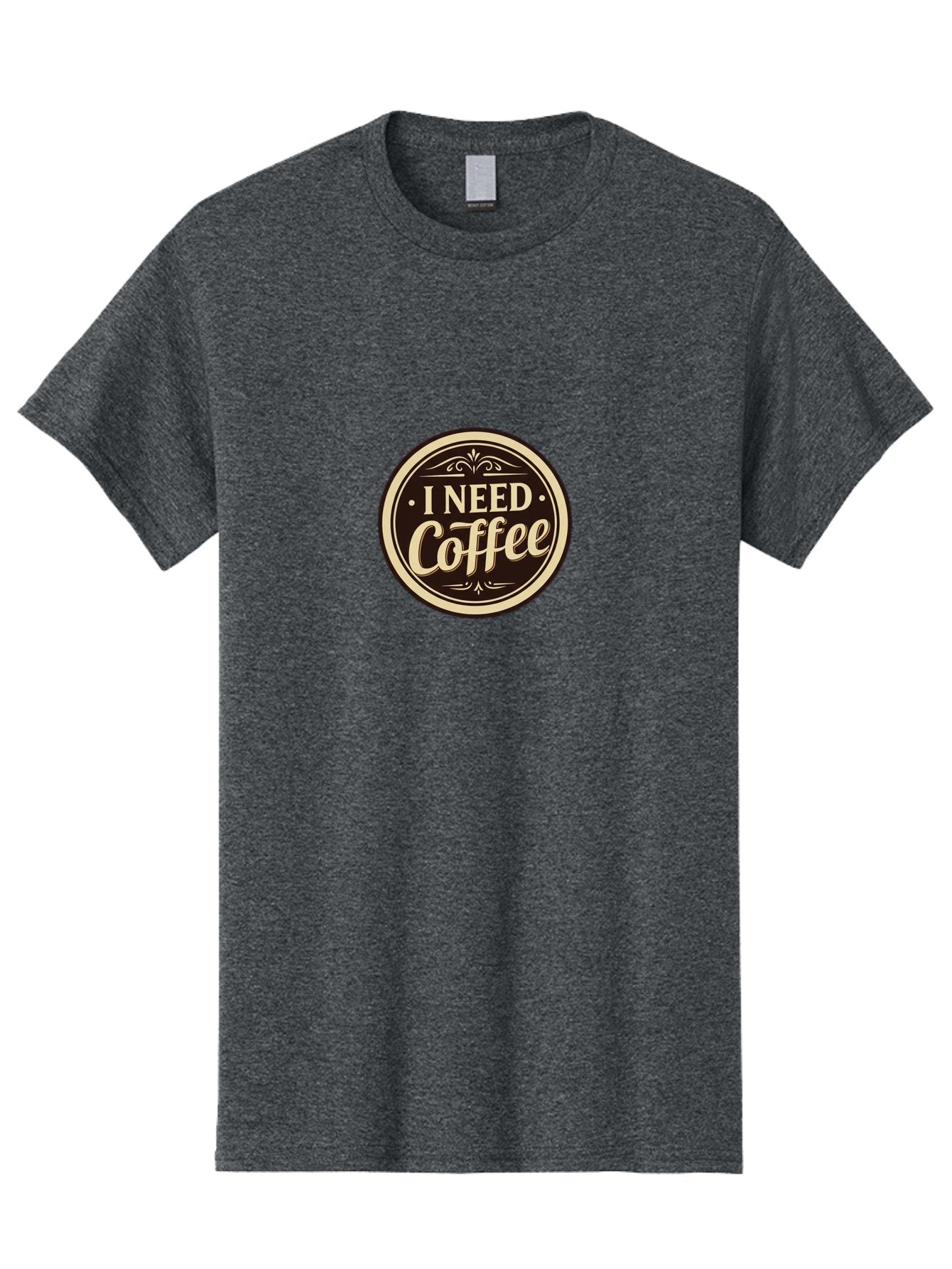 I-Need-Coffee Men'S Graphic Tee, 100% Cotton, Comfortable Casual Summer Wear, Machine Washable, Coffee Lover, Caffeine Craving, Morning Motivation, Coffee Humor, Funny Quote, Coffee Addiction, Coffee Break, Coffee Culture, Daily Dose Bac074 12