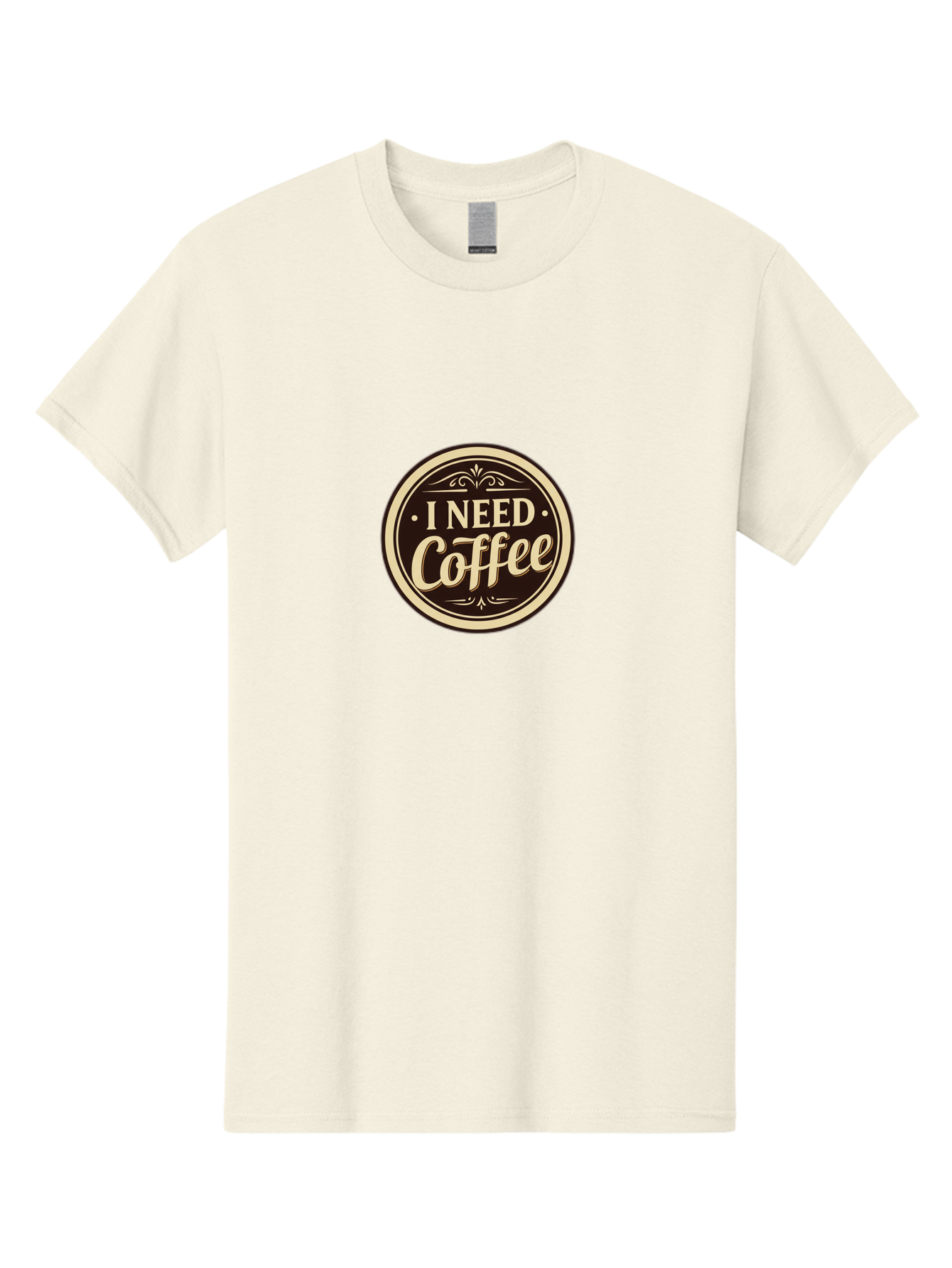 I-Need-Coffee Men'S Graphic Tee, 100% Cotton, Comfortable Casual Summer Wear, Machine Washable, Coffee Lover, Caffeine Craving, Morning Motivation, Coffee Humor, Funny Quote, Coffee Addiction, Coffee Break, Coffee Culture, Daily Dose Bac074 15