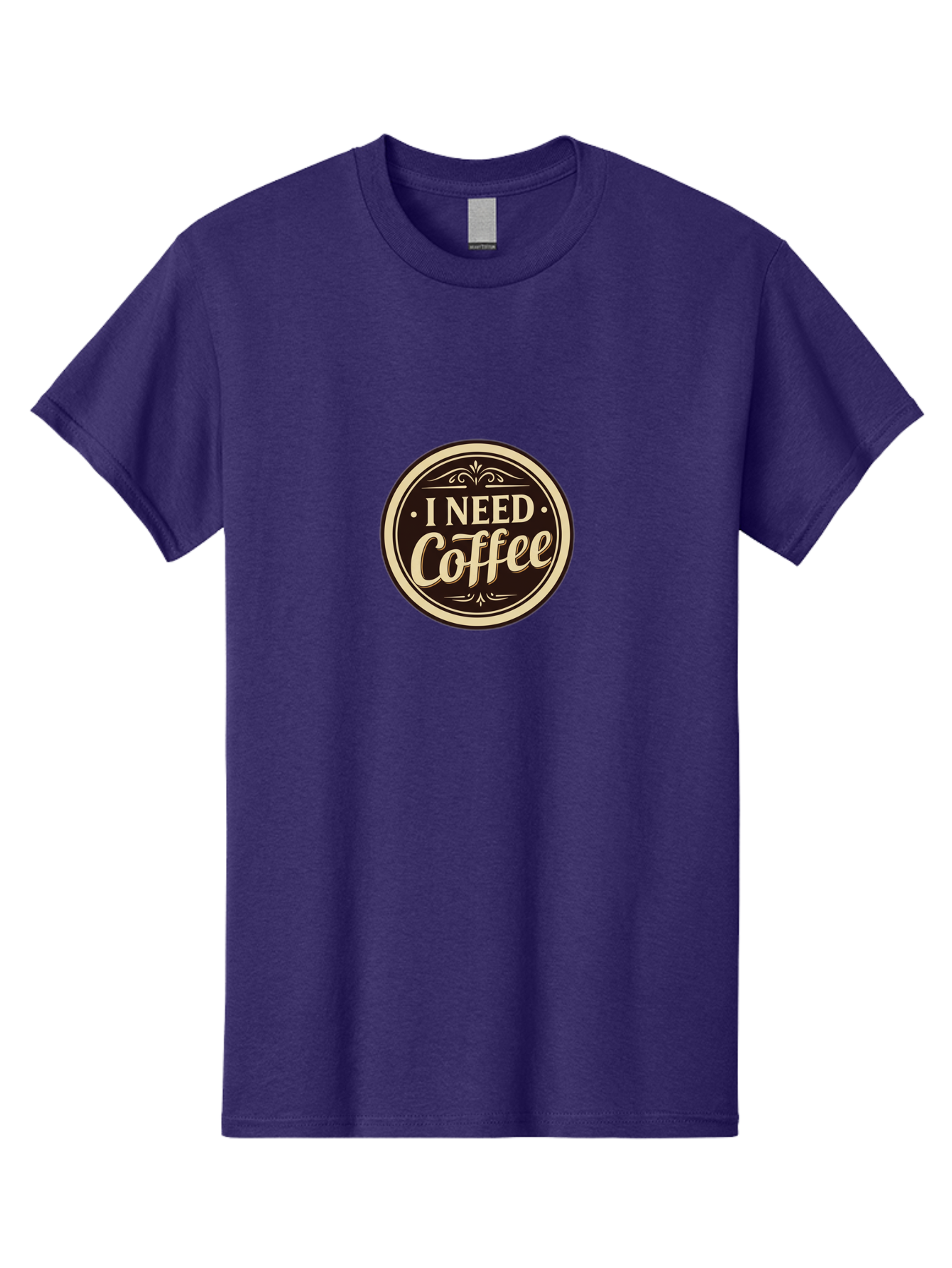 I-Need-Coffee Men'S Graphic Tee, 100% Cotton, Comfortable Casual Summer Wear, Machine Washable, Coffee Lover, Caffeine Craving, Morning Motivation, Coffee Humor, Funny Quote, Coffee Addiction, Coffee Break, Coffee Culture, Daily Dose Bac074 9