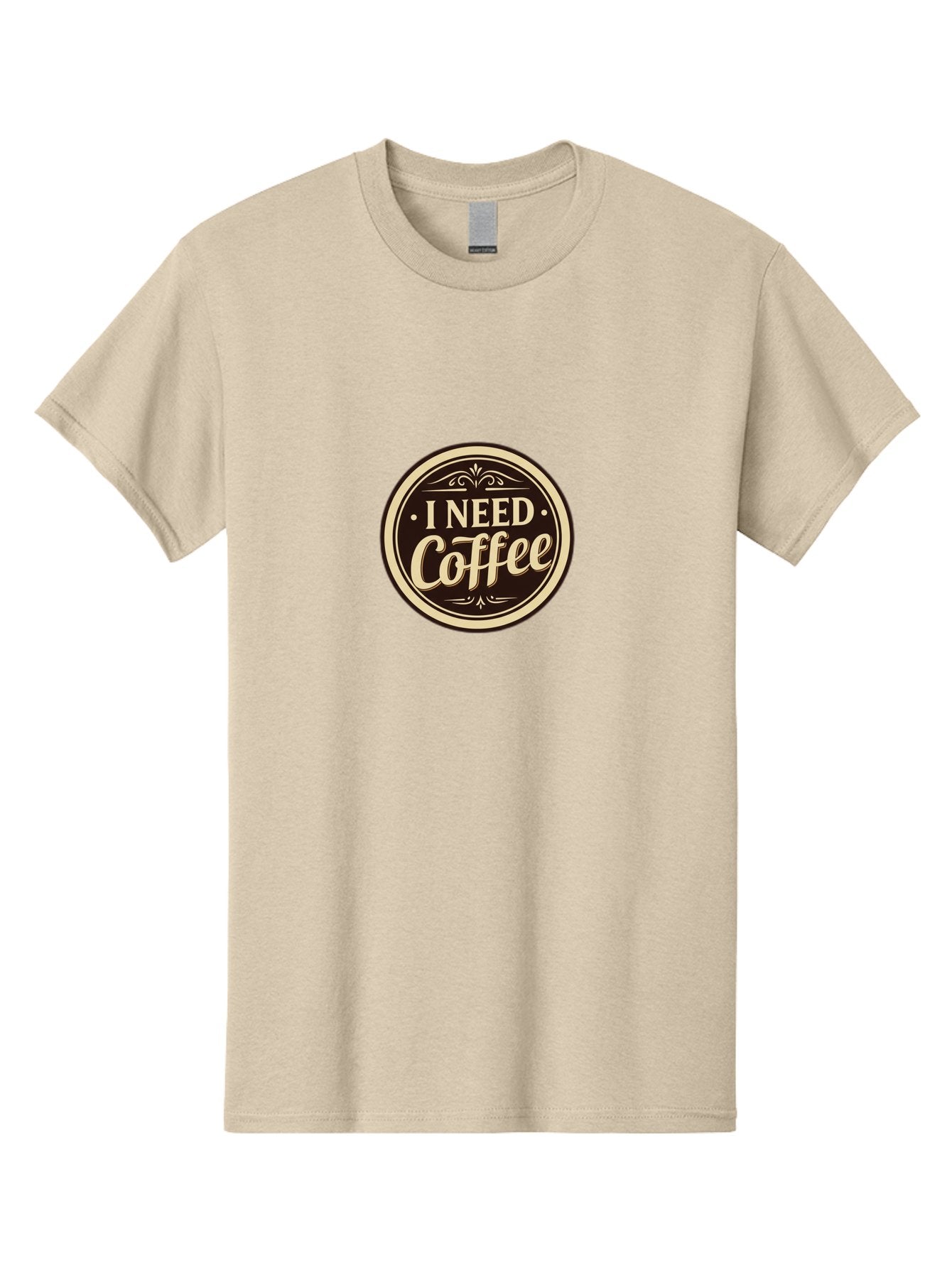 I-Need-Coffee Men'S Graphic Tee, 100% Cotton, Comfortable Casual Summer Wear, Machine Washable, Coffee Lover, Caffeine Craving, Morning Motivation, Coffee Humor, Funny Quote, Coffee Addiction, Coffee Break, Coffee Culture, Daily Dose Bac074 4