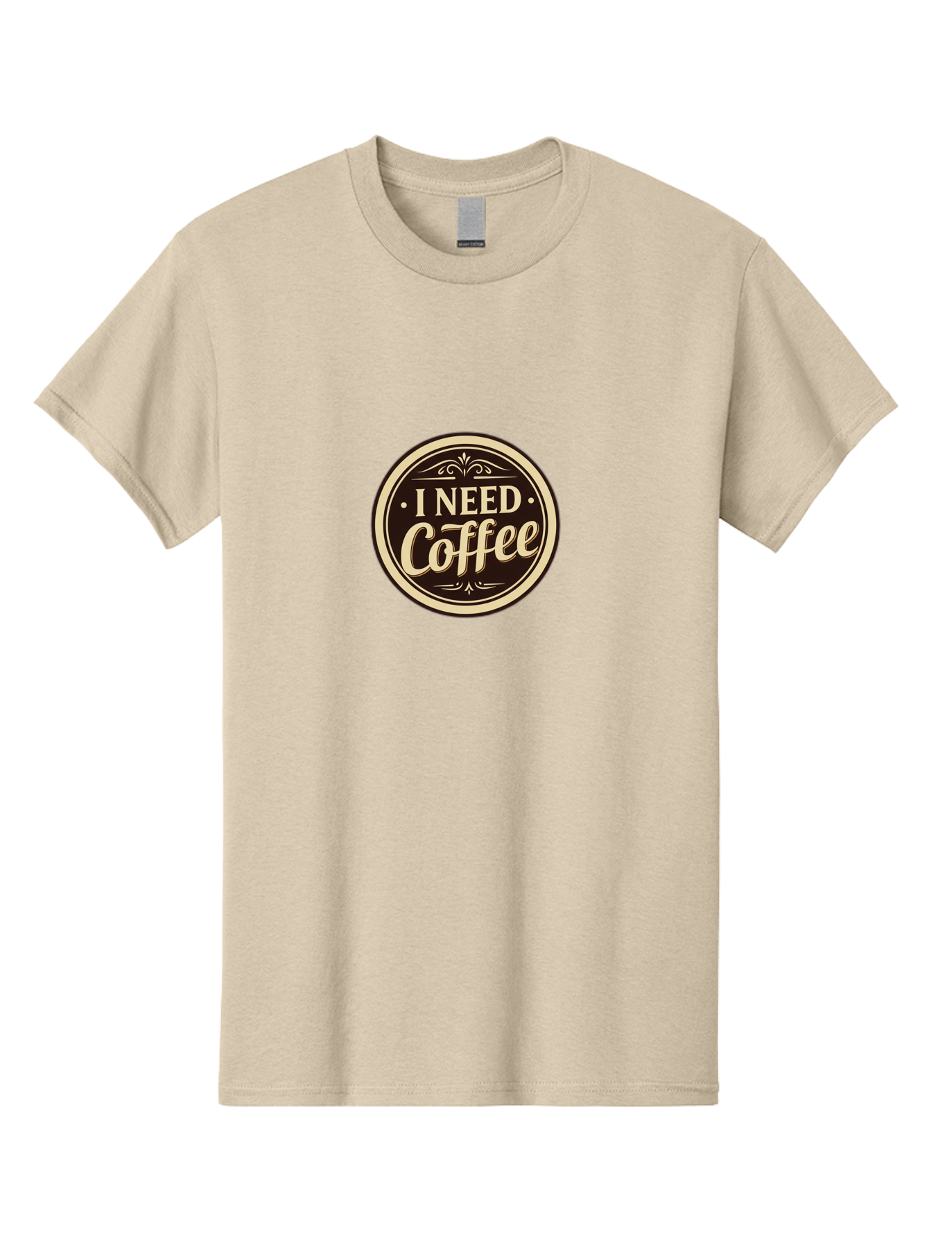 I-Need-Coffee Men'S Graphic Tee, 100% Cotton, Comfortable Casual Summer Wear, Machine Washable, Coffee Lover, Caffeine Craving, Morning Motivation, Coffee Humor, Funny Quote, Coffee Addiction, Coffee Break, Coffee Culture, Daily Dose Bac074 12