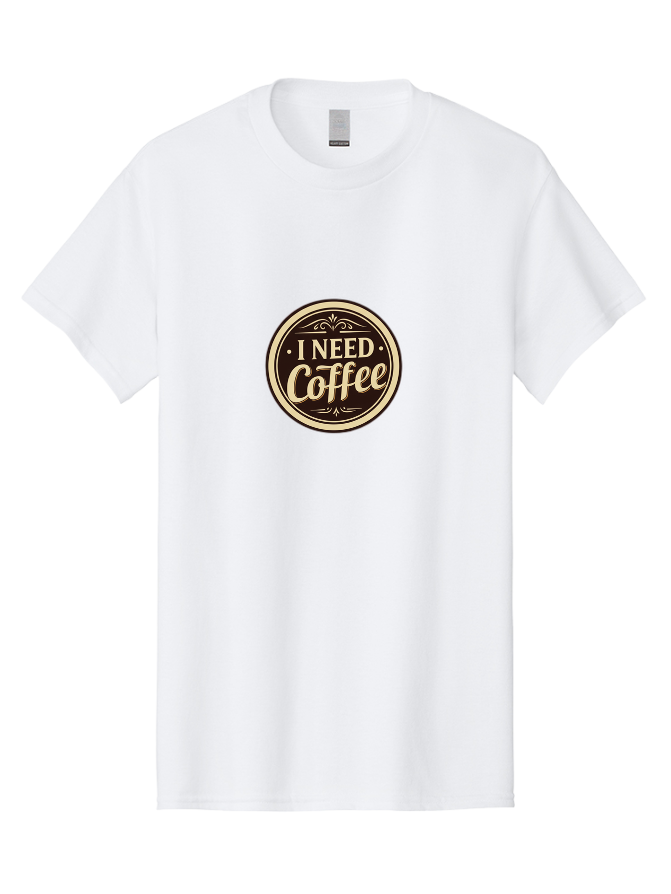 I-Need-Coffee Men'S Graphic Tee, 100% Cotton, Comfortable Casual Summer Wear, Machine Washable, Coffee Lover, Caffeine Craving, Morning Motivation, Coffee Humor, Funny Quote, Coffee Addiction, Coffee Break, Coffee Culture, Daily Dose Bac074 11