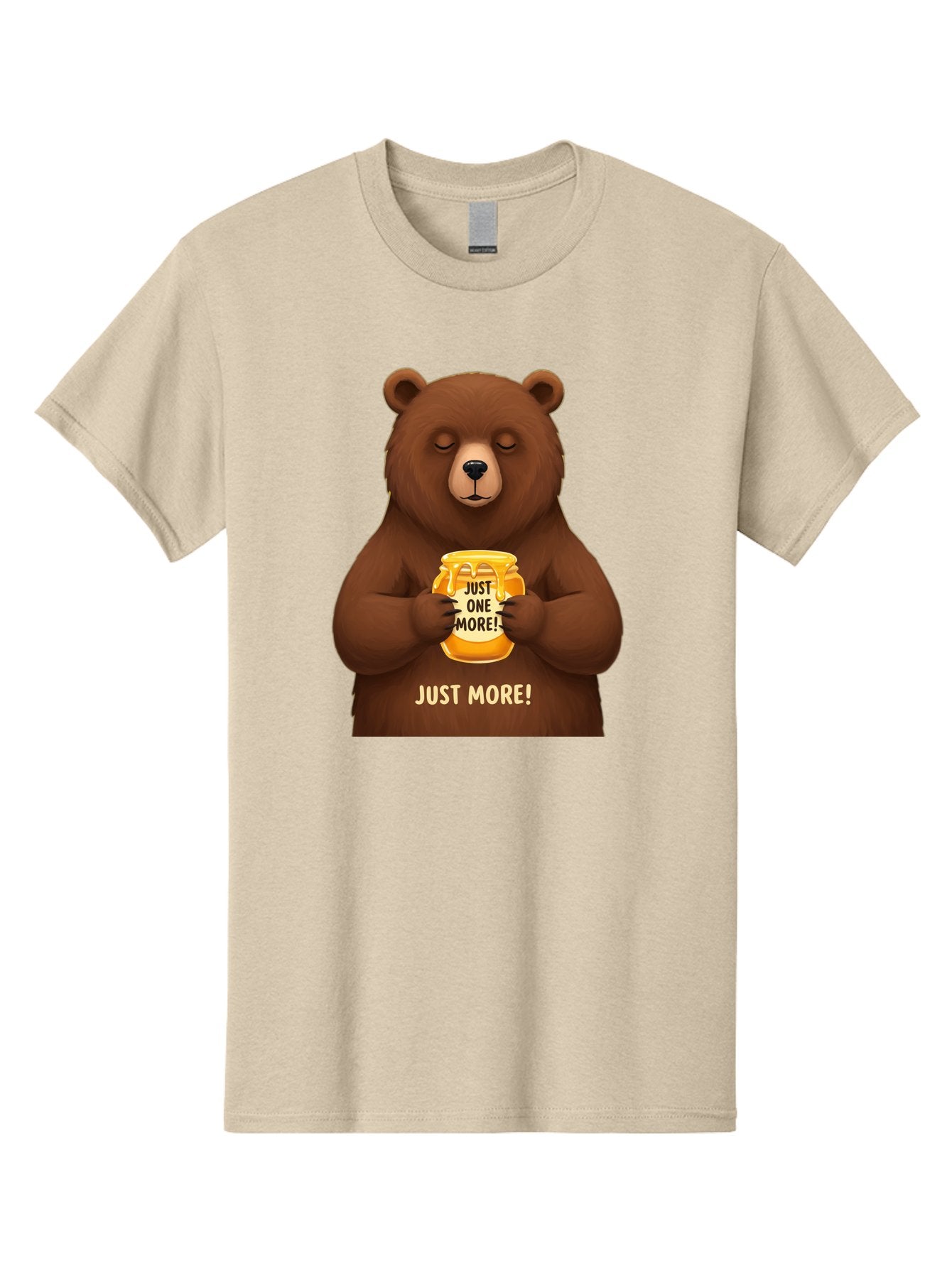 Just-One-More-2 Men'S Graphic Tee, 100% Cotton, Comfortable Casual Summer Wear, Machine Washable, Funny Bear, Beer Mug, Just One More, Humorous, Cartoon, Happy Hour, Beer Lover, Relaxed Bear, Amusing Character, Beer Culture Bac081 6