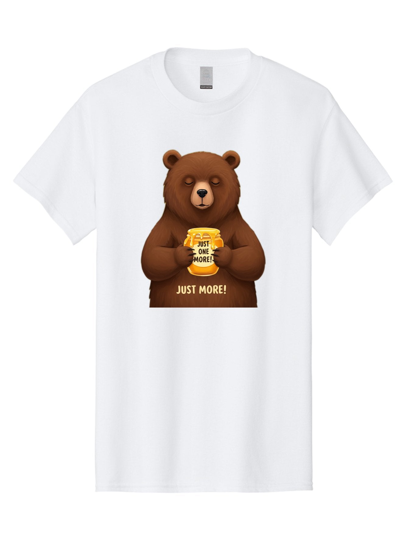Just-One-More-2 Men'S Graphic Tee, 100% Cotton, Comfortable Casual Summer Wear, Machine Washable, Funny Bear, Beer Mug, Just One More, Humorous, Cartoon, Happy Hour, Beer Lover, Relaxed Bear, Amusing Character, Beer Culture Bac081 8