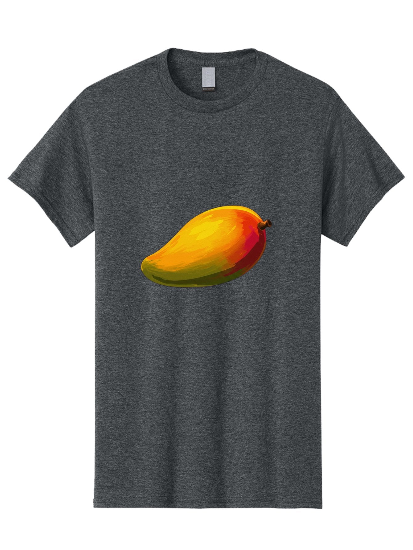 Mango-4 Men'S Graphic Tee, 100% Cotton, Comfortable Casual Summer Wear, Machine Washable, Yellow Mango, Ripe Fruit, Tropical Flavor, Sweet Juice, Vibrant Color, Digital Art, Fruit Illustration, Mango Graphic Bac131 10