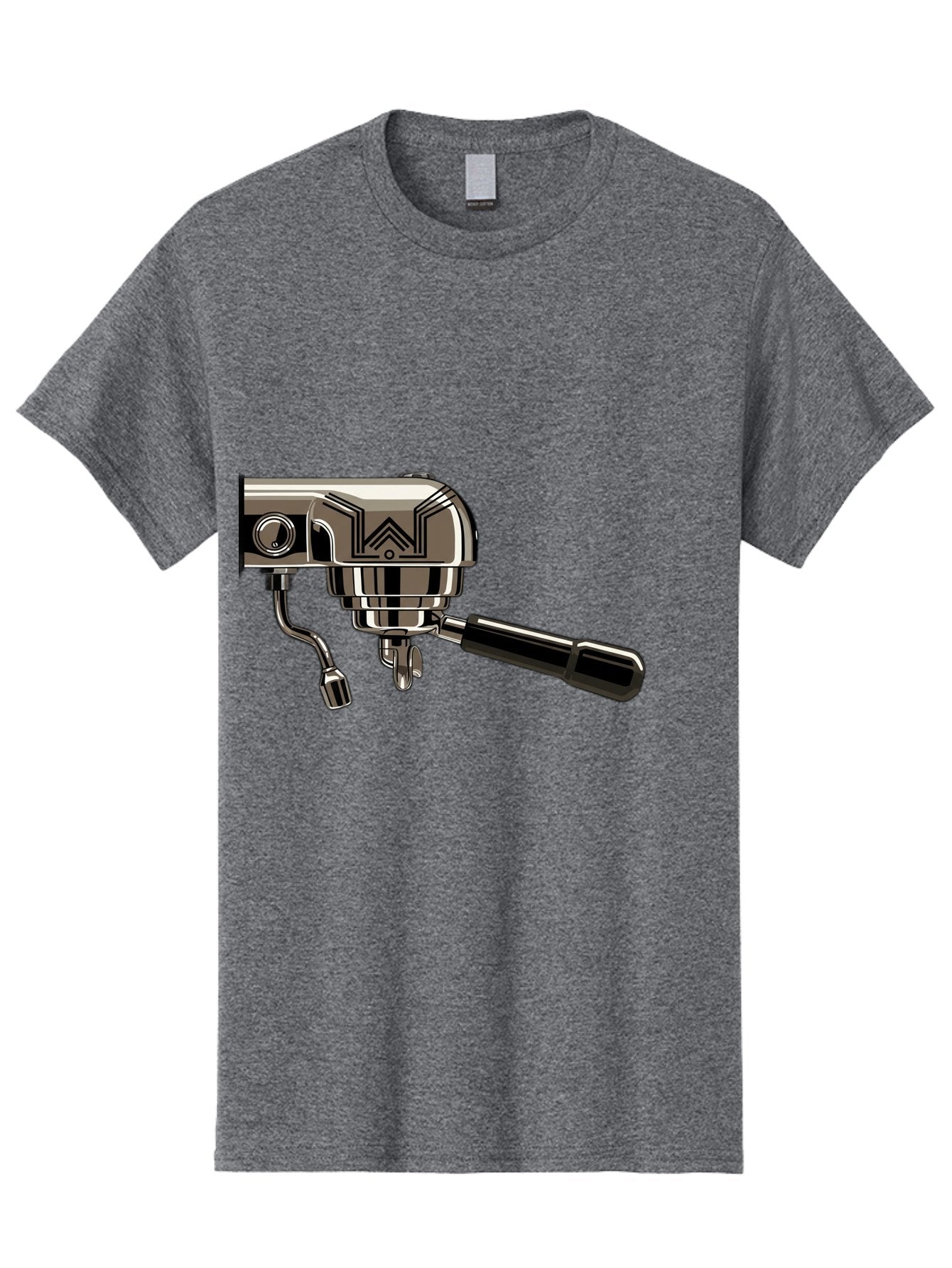 Manual-Coffee-Grinder Men'S Graphic Tee, 100% Cotton, Comfortable Casual Summer Wear, Machine Washable, Manual Coffee Grinder, Coffee Grinding, Hand Crank, Stainless Steel, Coffee Beans, Brewing Equipment, Kitchen Appliance Bac174 5