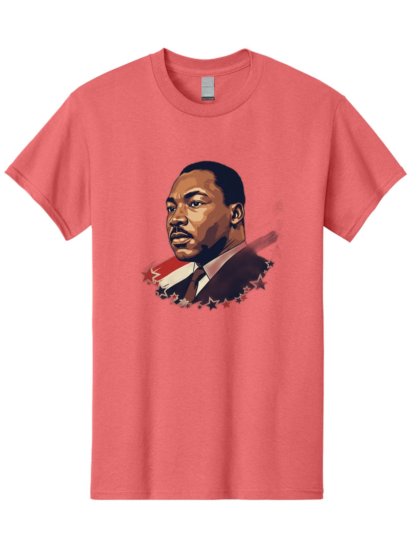 Martin-Luther-King-Jr-2 Men'S Graphic Tee, 100% Cotton, Comfortable Casual Summer Wear, Machine Washable, Martin Luther King Jr Portrait, Civil Rights Leader, Equality And Justice, Freedom Fighter, Peaceful Protest, Inspirational Figure, Bac176 12