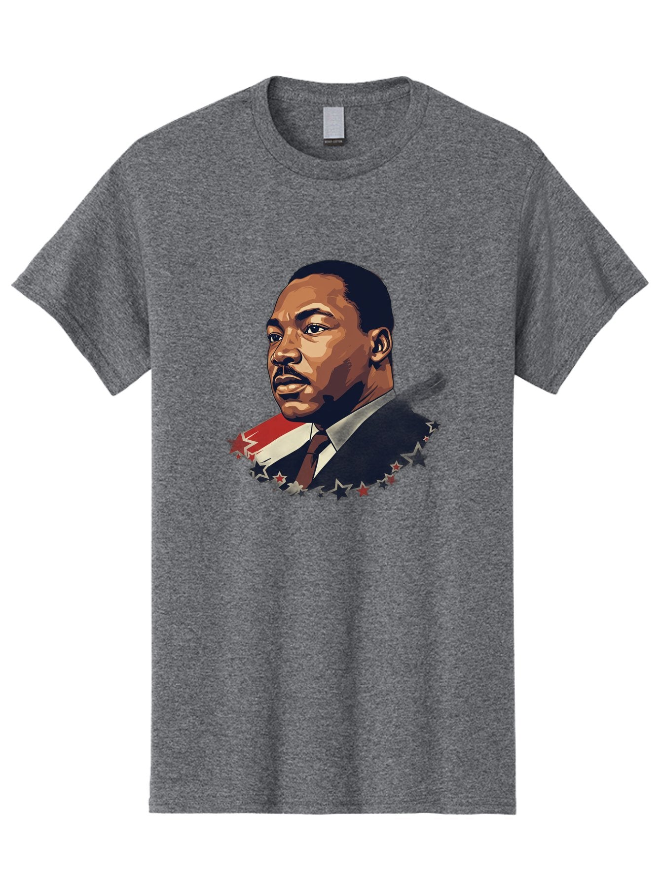 Martin-Luther-King-Jr-2 Men'S Graphic Tee, 100% Cotton, Comfortable Casual Summer Wear, Machine Washable, Martin Luther King Jr Portrait, Civil Rights Leader, Equality And Justice, Freedom Fighter, Peaceful Protest, Inspirational Figure, Bac176 9