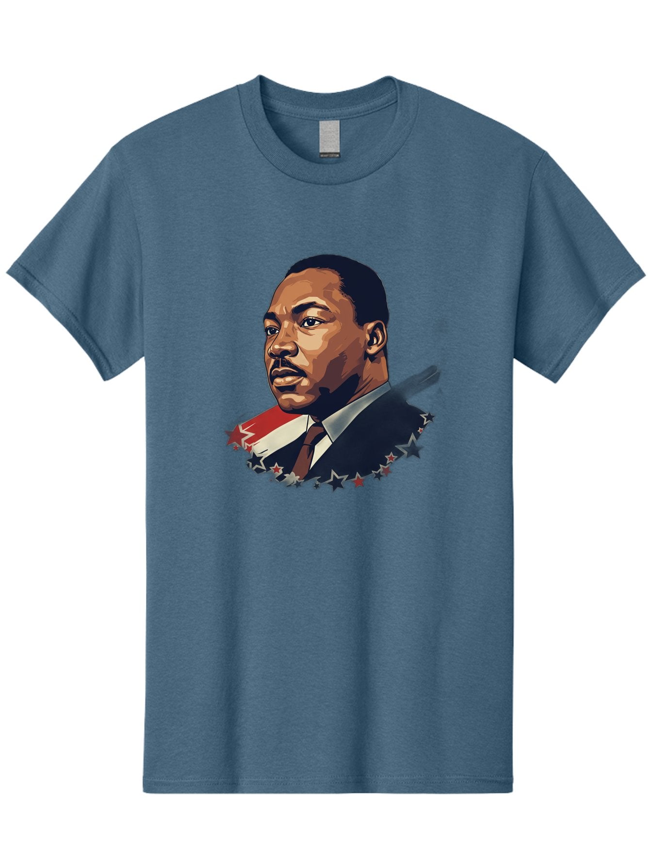 Martin-Luther-King-Jr-2 Men'S Graphic Tee, 100% Cotton, Comfortable Casual Summer Wear, Machine Washable, Martin Luther King Jr Portrait, Civil Rights Leader, Equality And Justice, Freedom Fighter, Peaceful Protest, Inspirational Figure, Bac176 6