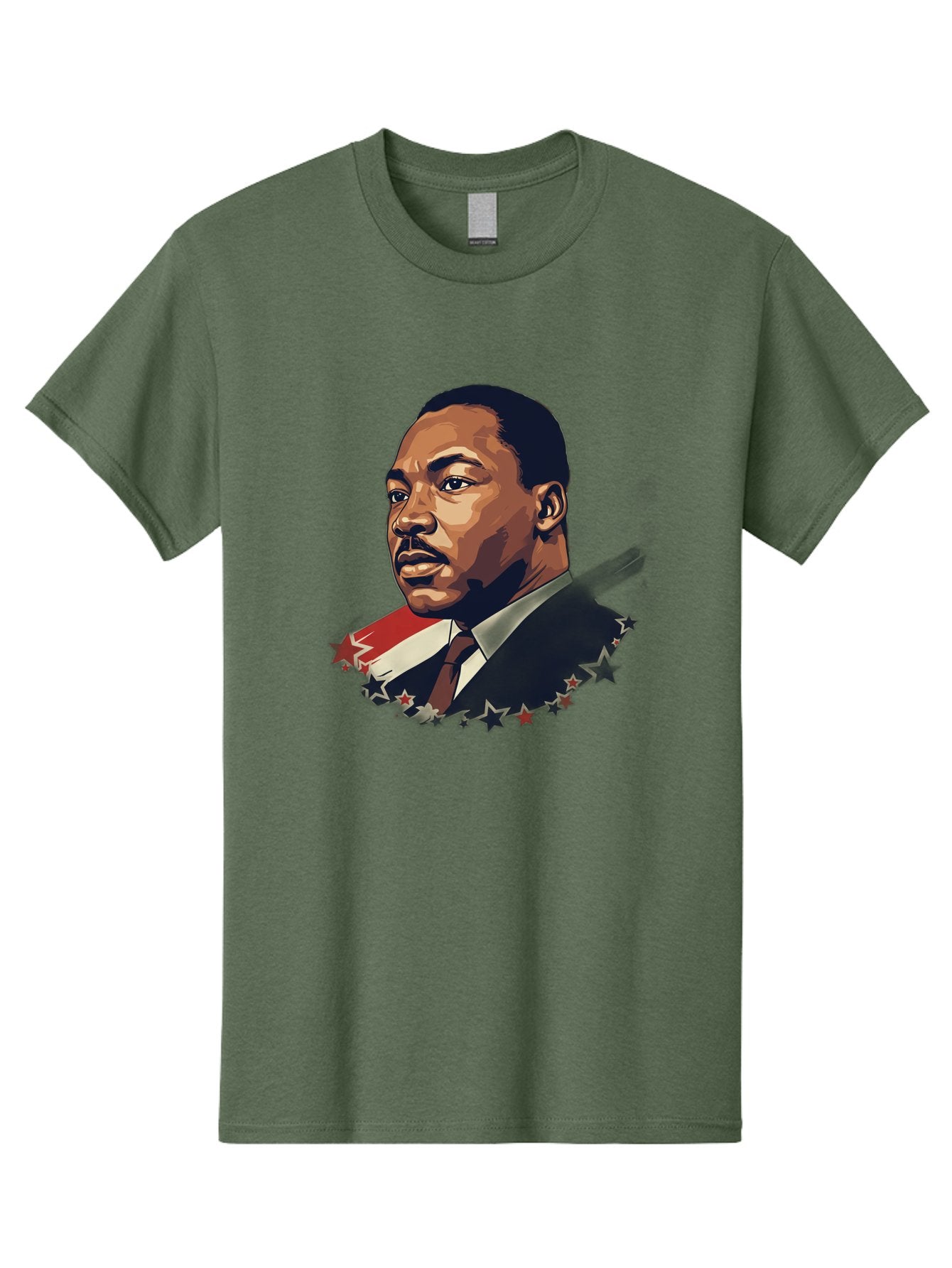 Martin-Luther-King-Jr-2 Men'S Graphic Tee, 100% Cotton, Comfortable Casual Summer Wear, Machine Washable, Martin Luther King Jr Portrait, Civil Rights Leader, Equality And Justice, Freedom Fighter, Peaceful Protest, Inspirational Figure, Bac176 8