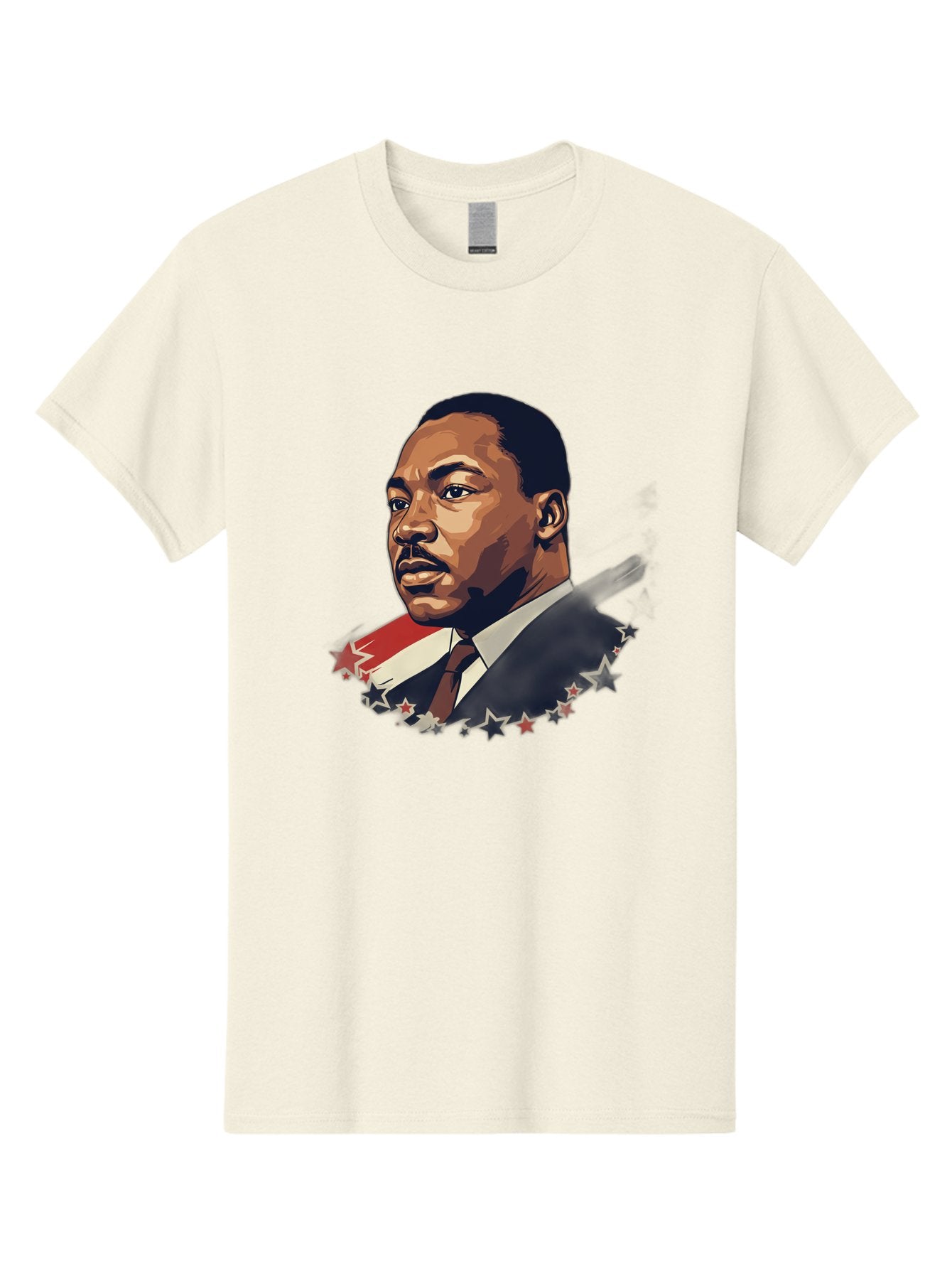 Martin-Luther-King-Jr-2 Men'S Graphic Tee, 100% Cotton, Comfortable Casual Summer Wear, Machine Washable, Martin Luther King Jr Portrait, Civil Rights Leader, Equality And Justice, Freedom Fighter, Peaceful Protest, Inspirational Figure, Bac176 5