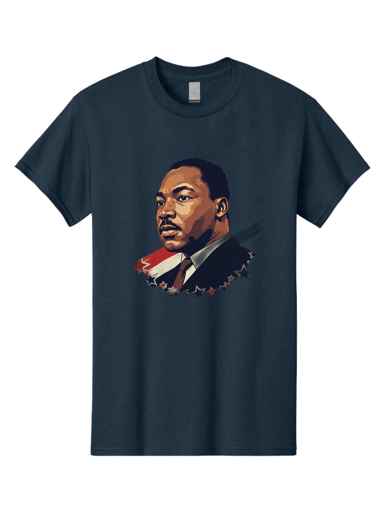 Martin-Luther-King-Jr-2 Men'S Graphic Tee, 100% Cotton, Comfortable Casual Summer Wear, Machine Washable, Martin Luther King Jr Portrait, Civil Rights Leader, Equality And Justice, Freedom Fighter, Peaceful Protest, Inspirational Figure, Bac176 15