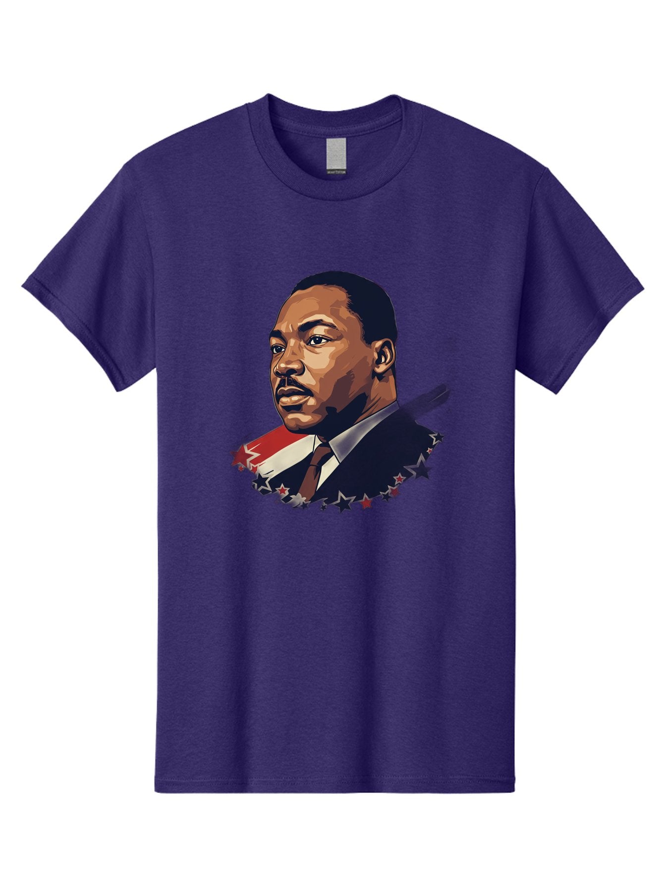 Martin-Luther-King-Jr-2 Men'S Graphic Tee, 100% Cotton, Comfortable Casual Summer Wear, Machine Washable, Martin Luther King Jr Portrait, Civil Rights Leader, Equality And Justice, Freedom Fighter, Peaceful Protest, Inspirational Figure, Bac176 4