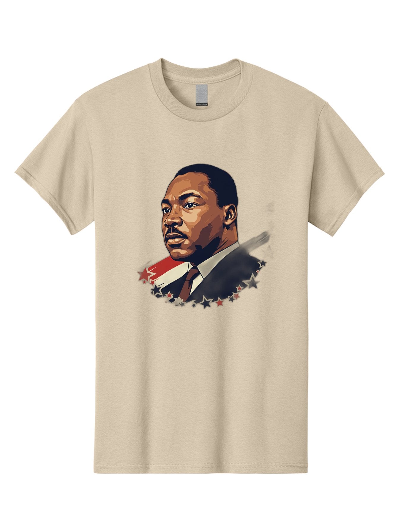 Martin-Luther-King-Jr-2 Men'S Graphic Tee, 100% Cotton, Comfortable Casual Summer Wear, Machine Washable, Martin Luther King Jr Portrait, Civil Rights Leader, Equality And Justice, Freedom Fighter, Peaceful Protest, Inspirational Figure, Bac176 7