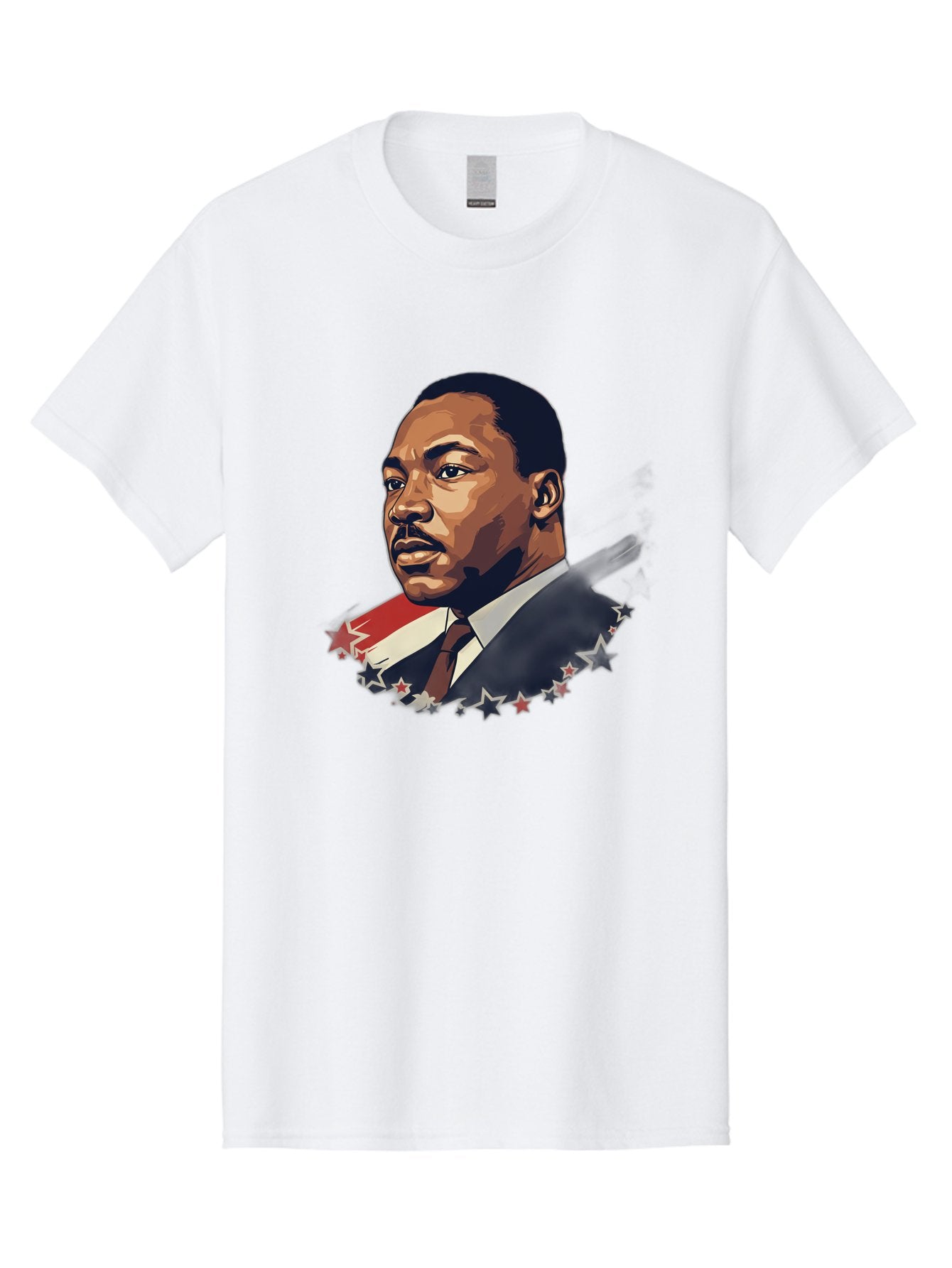 Martin-Luther-King-Jr-2 Men'S Graphic Tee, 100% Cotton, Comfortable Casual Summer Wear, Machine Washable, Martin Luther King Jr Portrait, Civil Rights Leader, Equality And Justice, Freedom Fighter, Peaceful Protest, Inspirational Figure, Bac176
