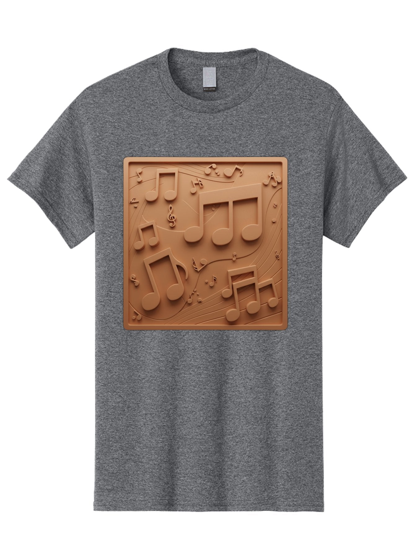 Music-Notes Men'S Graphic Tee, 100% Cotton, Comfortable Casual Summer Wear, Machine Washable, Musical Notes, Treble Clef, 3D Design, Creative Artwork, Music Theme, Melodic Elements, Artistic Expression, Harmony And Rhythm Bac191 4