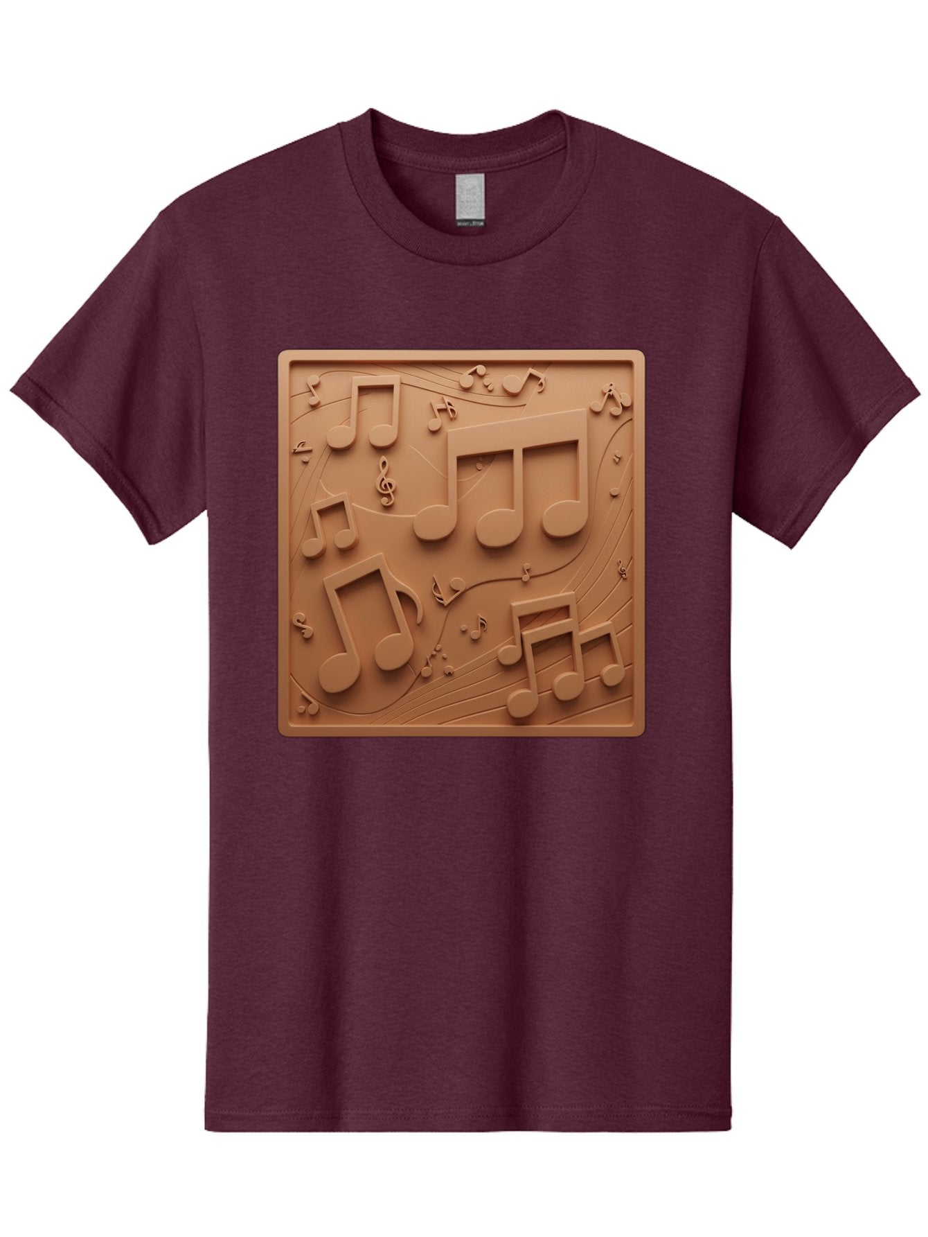 Music-Notes Men'S Graphic Tee, 100% Cotton, Comfortable Casual Summer Wear, Machine Washable, Musical Notes, Treble Clef, 3D Design, Creative Artwork, Music Theme, Melodic Elements, Artistic Expression, Harmony And Rhythm Bac191 5