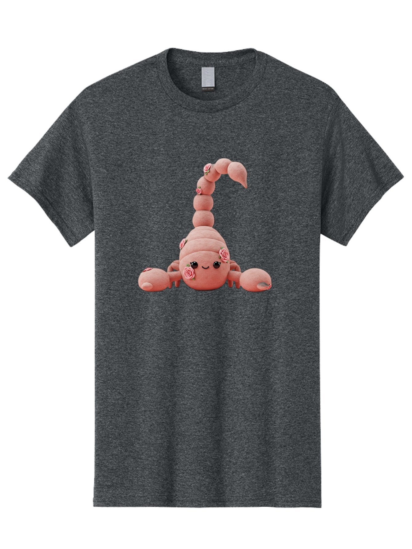 Pink-Scorpion Men'S Graphic Tee, 100% Cotton, Comfortable Casual Summer Wear, Machine Washable, Plush Toy, Pink Fabric, Floral Decorations, Scorpion Design, Cute, Soft Toy, Decorative Figurine, Stuffed Animal, Kawaii Bac216 14