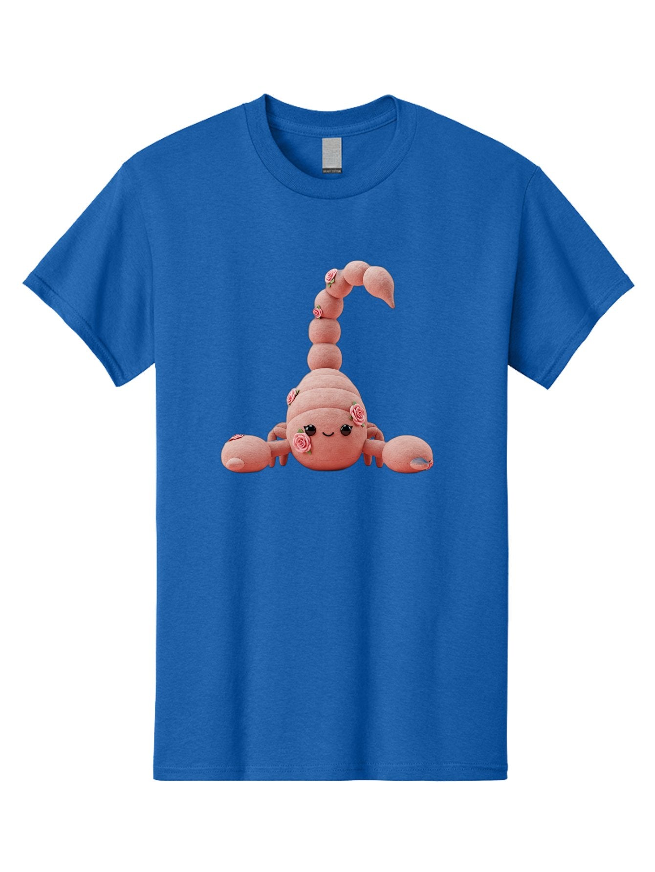 Pink-Scorpion Men'S Graphic Tee, 100% Cotton, Comfortable Casual Summer Wear, Machine Washable, Plush Toy, Pink Fabric, Floral Decorations, Scorpion Design, Cute, Soft Toy, Decorative Figurine, Stuffed Animal, Kawaii Bac216 9