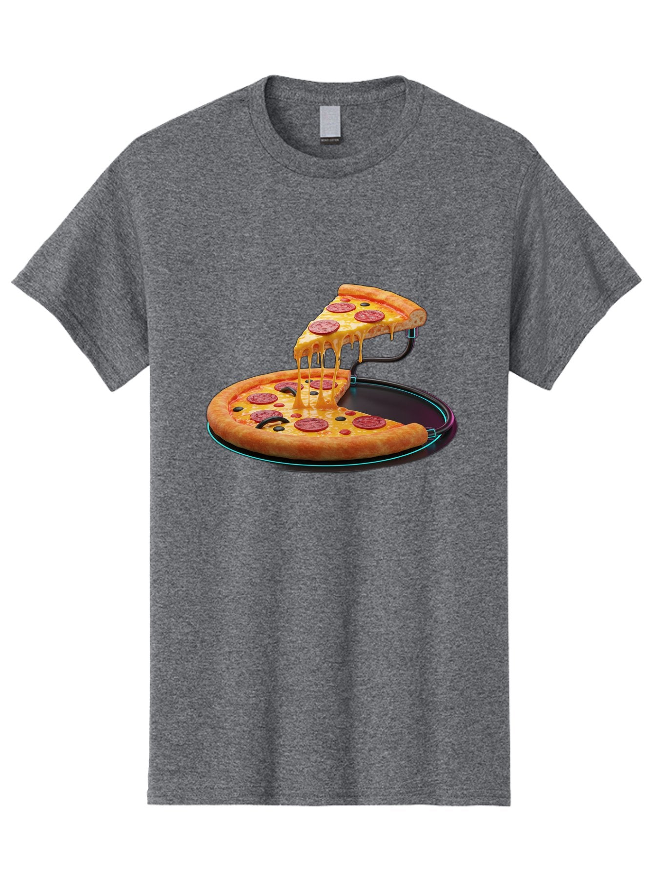 Pepperoni-Pizza-Slice-11 Men'S Graphic Tee, 100% Cotton, Comfortable Casual Summer Wear, Machine Washable, Pepperoni Pizza, Melted Cheese, Pizza Toppings, Savory Delight, Cheesy Goodness, Italian Cuisine, Foodie Favorite, Appetizing Treat, Bac221 7