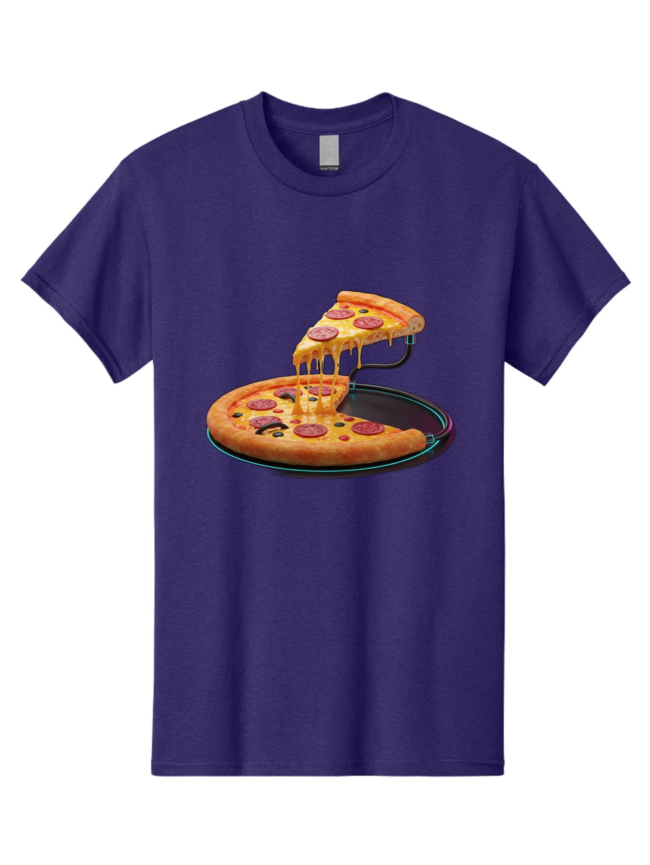 Pepperoni-Pizza-Slice-11 Men'S Graphic Tee, 100% Cotton, Comfortable Casual Summer Wear, Machine Washable, Pepperoni Pizza, Melted Cheese, Pizza Toppings, Savory Delight, Cheesy Goodness, Italian Cuisine, Foodie Favorite, Appetizing Treat, Bac221 6