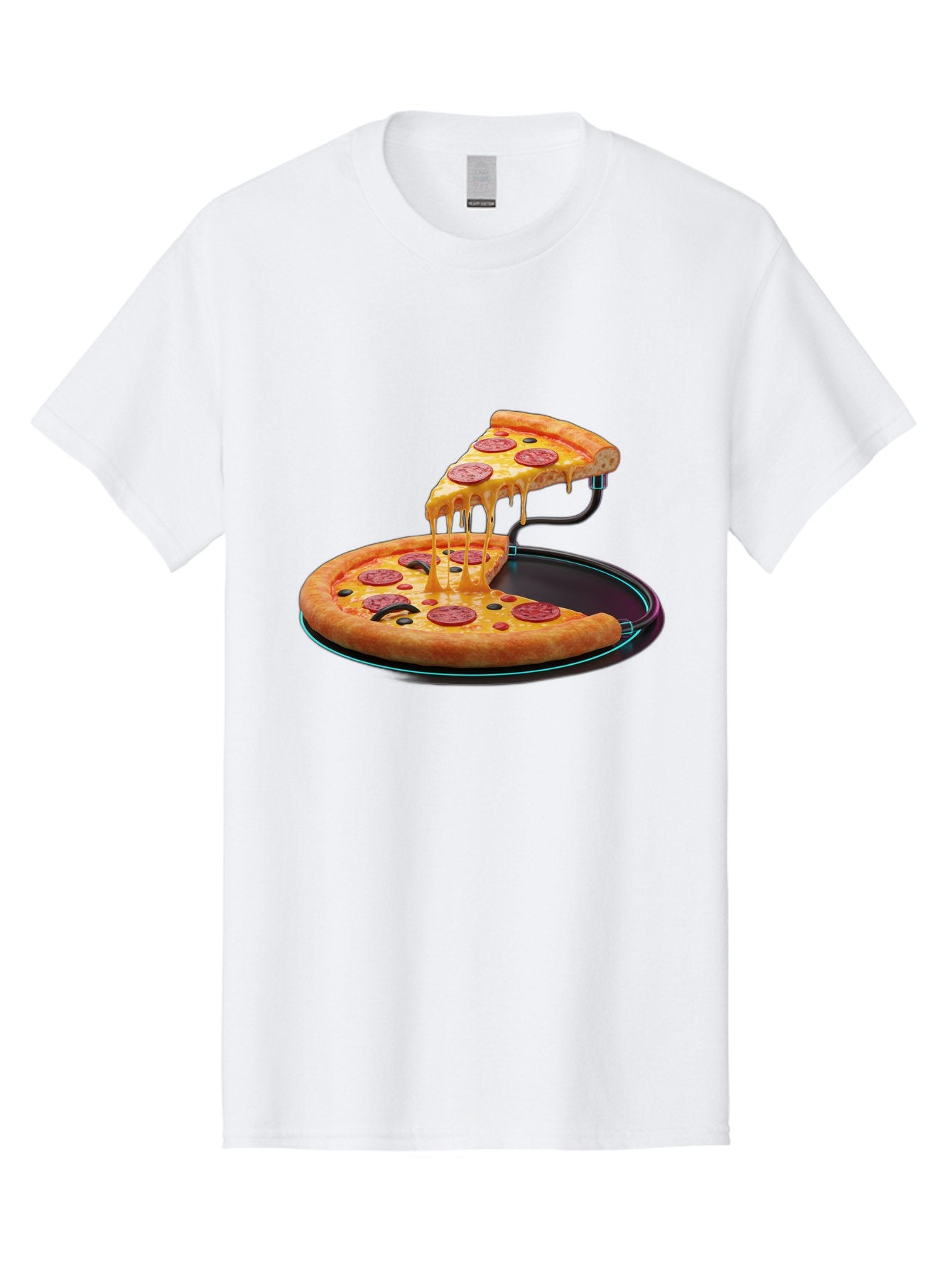 Pepperoni-Pizza-Slice-11 Men'S Graphic Tee, 100% Cotton, Comfortable Casual Summer Wear, Machine Washable, Pepperoni Pizza, Melted Cheese, Pizza Toppings, Savory Delight, Cheesy Goodness, Italian Cuisine, Foodie Favorite, Appetizing Treat, Bac221 13