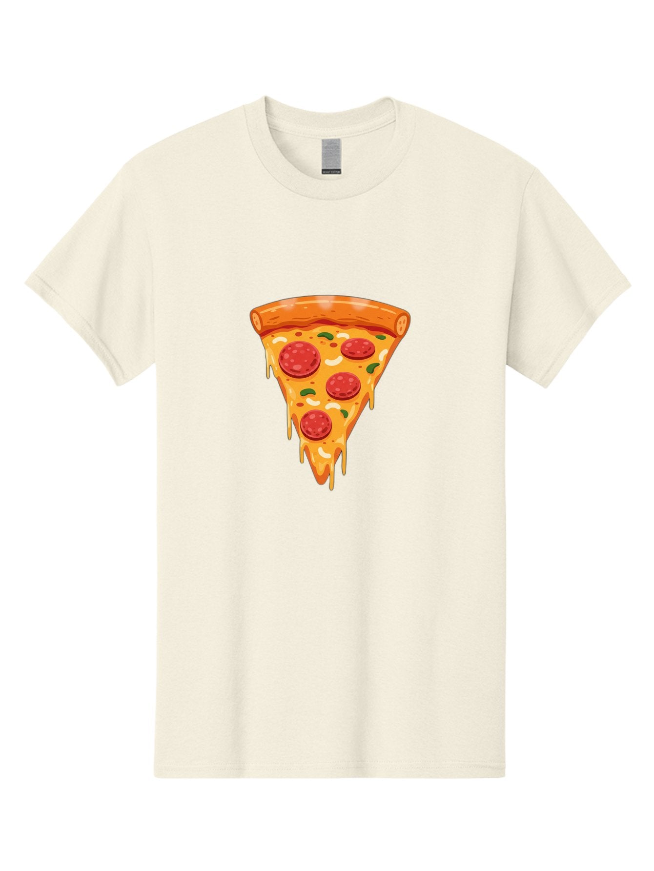 Pepperoni-Pizza-Slice-12 Men'S Graphic Tee, 100% Cotton, Comfortable Casual Summer Wear, Machine Washable, Pepperoni Pizza, Pizza Slice, Cheesy Goodness, Melted Mozzarella, Savory Toppings, Italian Cuisine, Delicious Food, Tasty Treat, Bac222 11