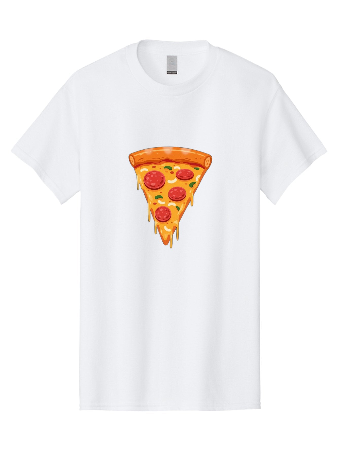 Pepperoni-Pizza-Slice-12 Men'S Graphic Tee, 100% Cotton, Comfortable Casual Summer Wear, Machine Washable, Pepperoni Pizza, Pizza Slice, Cheesy Goodness, Melted Mozzarella, Savory Toppings, Italian Cuisine, Delicious Food, Tasty Treat, Bac222 14