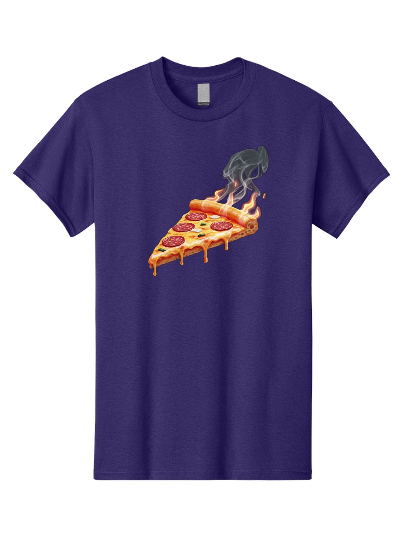 Pepperoni-Pizza-Slice-19 Men'S Graphic Tee, 100% Cotton, Comfortable Casual Summer Wear, Machine Washable, Pepperoni Pizza, Melting Cheese, Fresh Basil, Hot Pizza, Savory Flavors, Italian Cuisine, Pizza Slice, Food Illustration, Pepperoni, Bac229 13