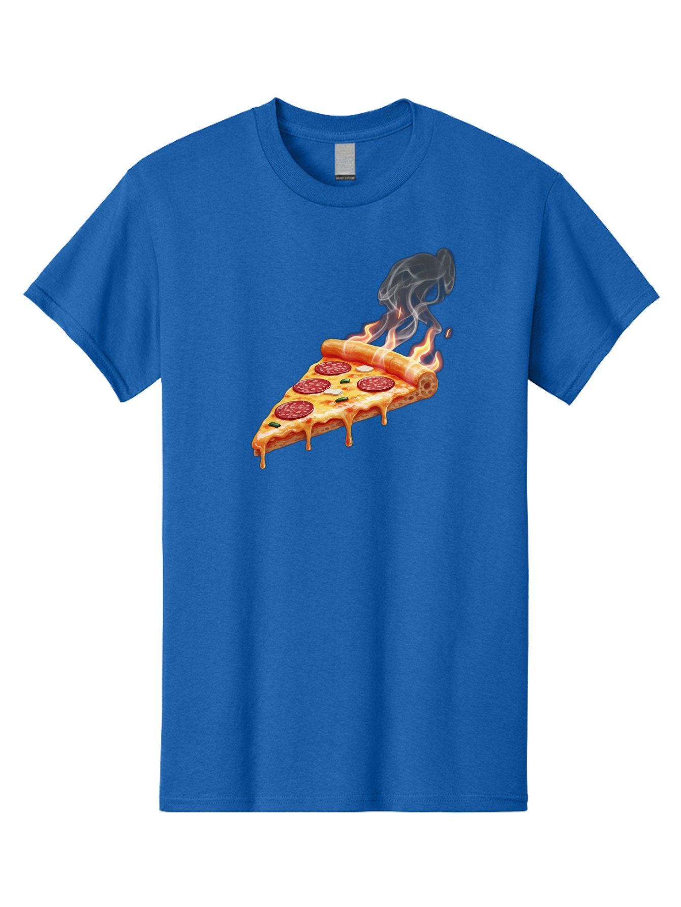 Pepperoni-Pizza-Slice-19 Men'S Graphic Tee, 100% Cotton, Comfortable Casual Summer Wear, Machine Washable, Pepperoni Pizza, Melting Cheese, Fresh Basil, Hot Pizza, Savory Flavors, Italian Cuisine, Pizza Slice, Food Illustration, Pepperoni, Bac229 14