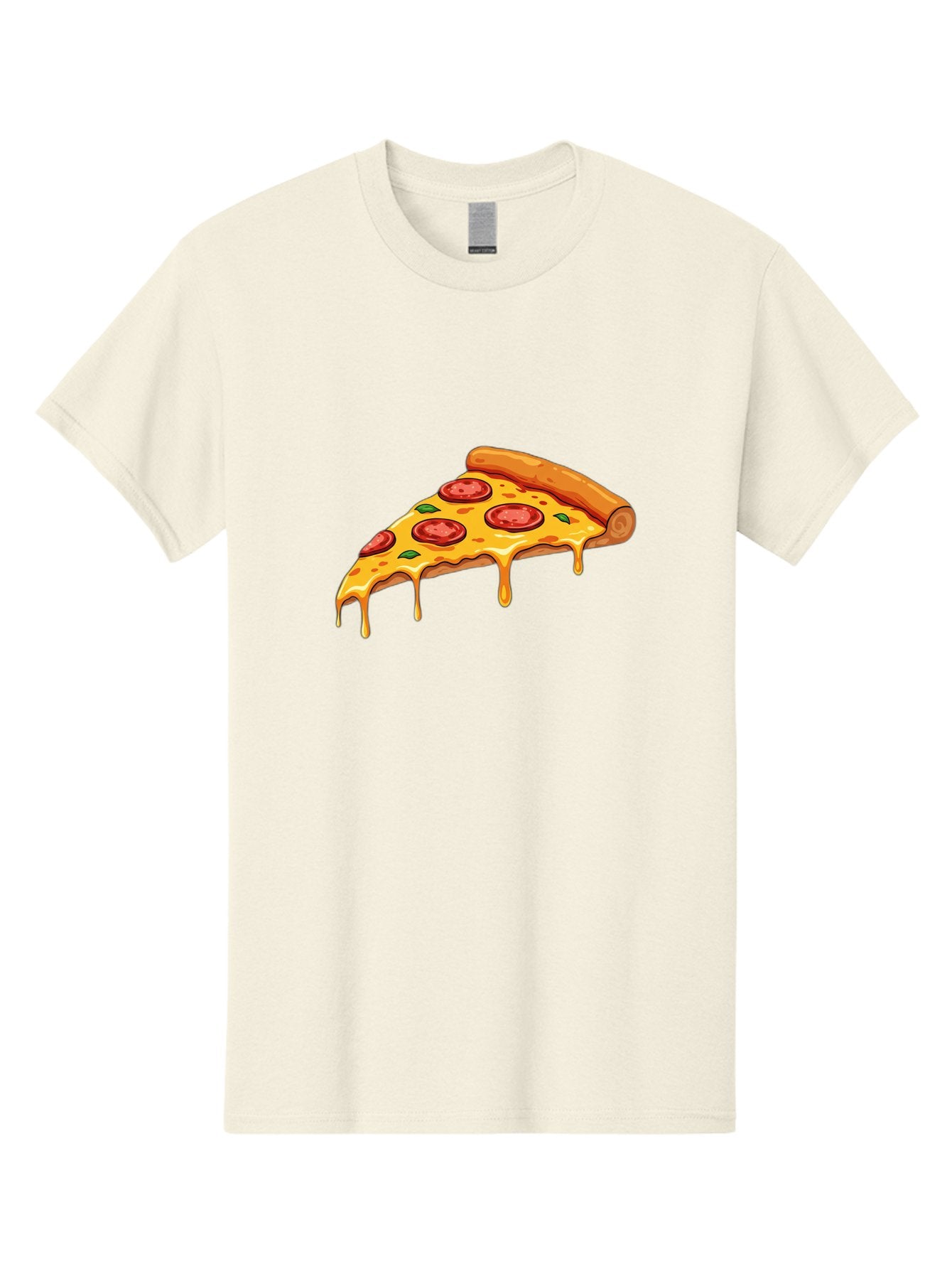 Pepperoni-Pizza-Slice-7 Men'S Graphic Tee, 100% Cotton, Comfortable Casual Summer Wear, Machine Washable, Pepperoni Pizza Slice, Melted Cheese, Green Peppers, Red Pepperoni, Pizza Goodness, Cheesy Delight, Savory Treat, Foodie Favorite, Bac239 13