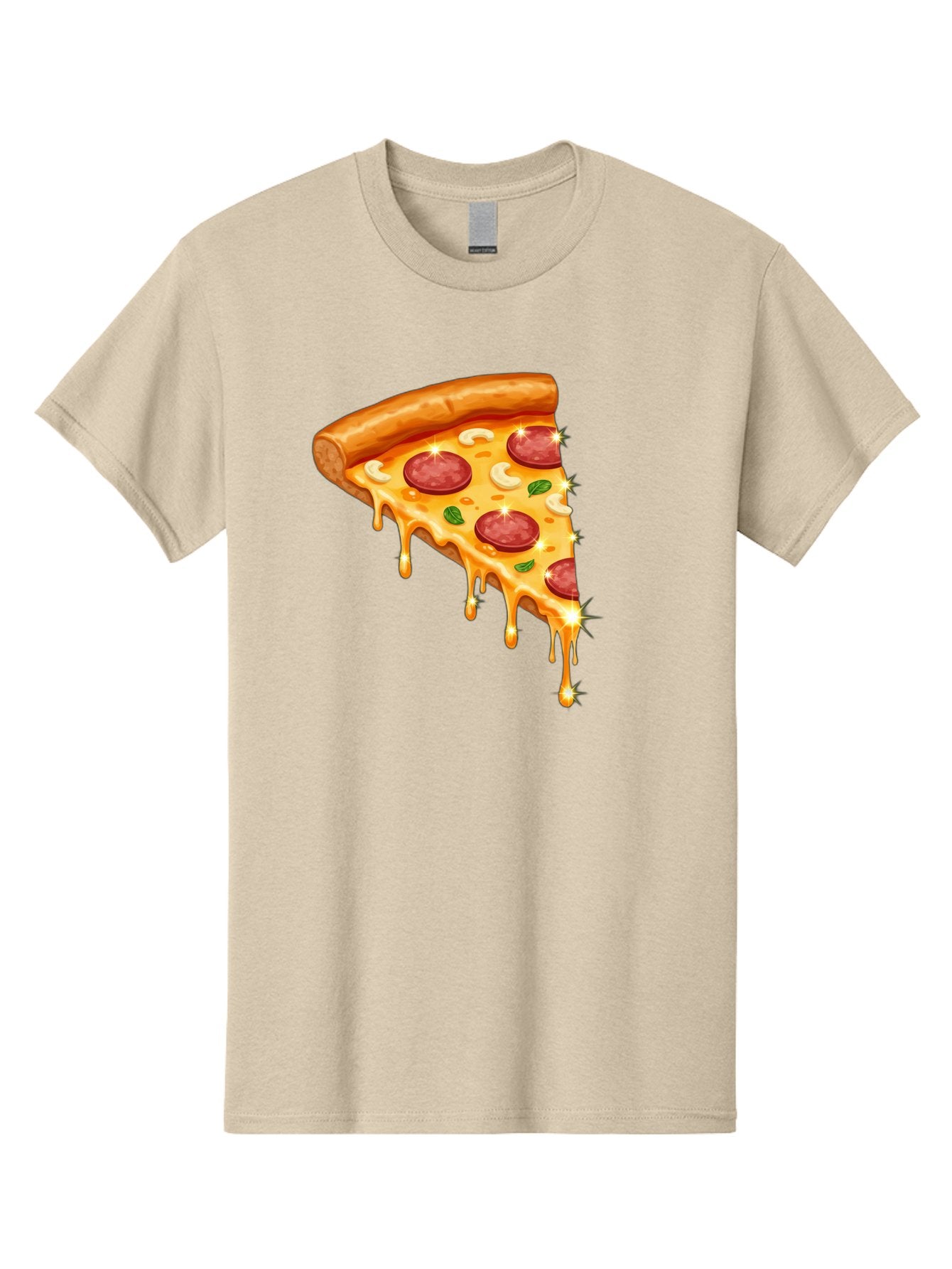 Pepperoni-Pizza-Slice-9 Men'S Graphic Tee, 100% Cotton, Comfortable Casual Summer Wear, Machine Washable, Pepperoni Pizza, Cheesy Goodness, Melted Cheese, Savory Toppings, Italian Cuisine, Pizza Slice, Foodie Delights, Gourmet Pizza Bac241