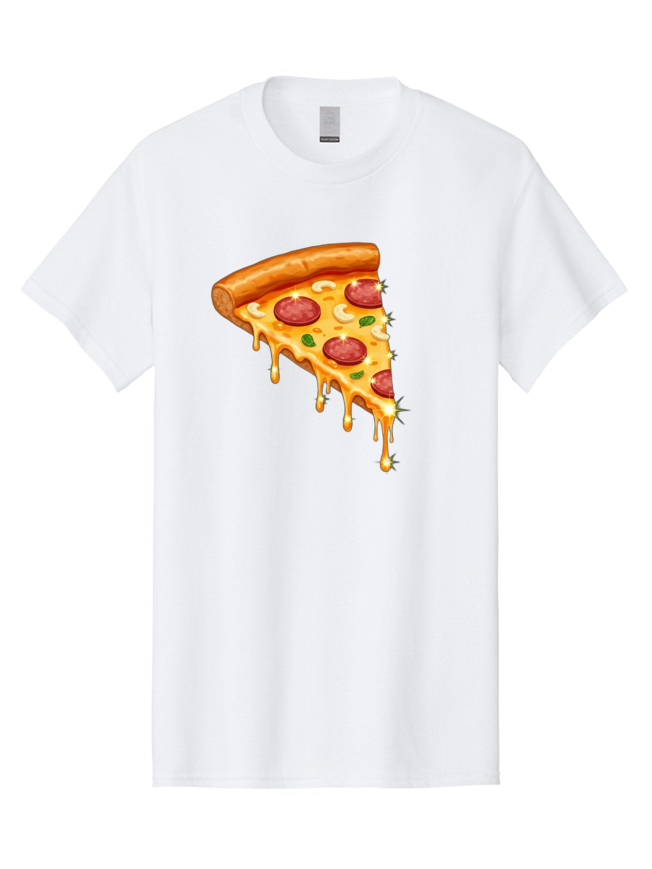 Pepperoni-Pizza-Slice-9 Men'S Graphic Tee, 100% Cotton, Comfortable Casual Summer Wear, Machine Washable, Pepperoni Pizza, Cheesy Goodness, Melted Cheese, Savory Toppings, Italian Cuisine, Pizza Slice, Foodie Delights, Gourmet Pizza Bac241 11