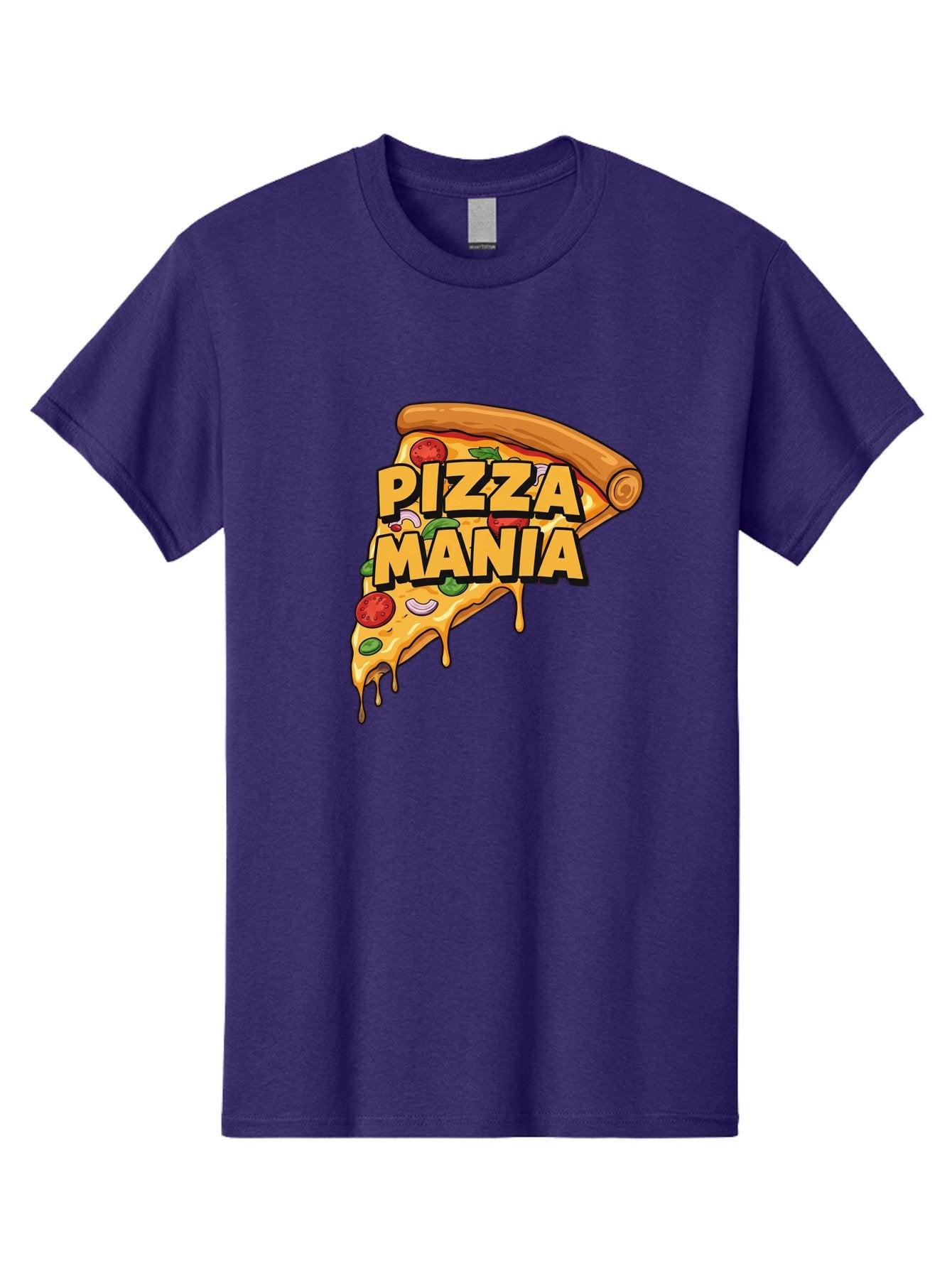 Pizza-Mania Men'S Graphic Tee, 100% Cotton, Comfortable Casual Summer Wear, Machine Washable, Cheesy Pizza Slice, Pizza Toppings, Tomato Sauce, Melted Mozzarella, Pizza Mania, Foodie, Italian Cuisine, Savory Delight, Mouth-Watering Pizza Bac266 15