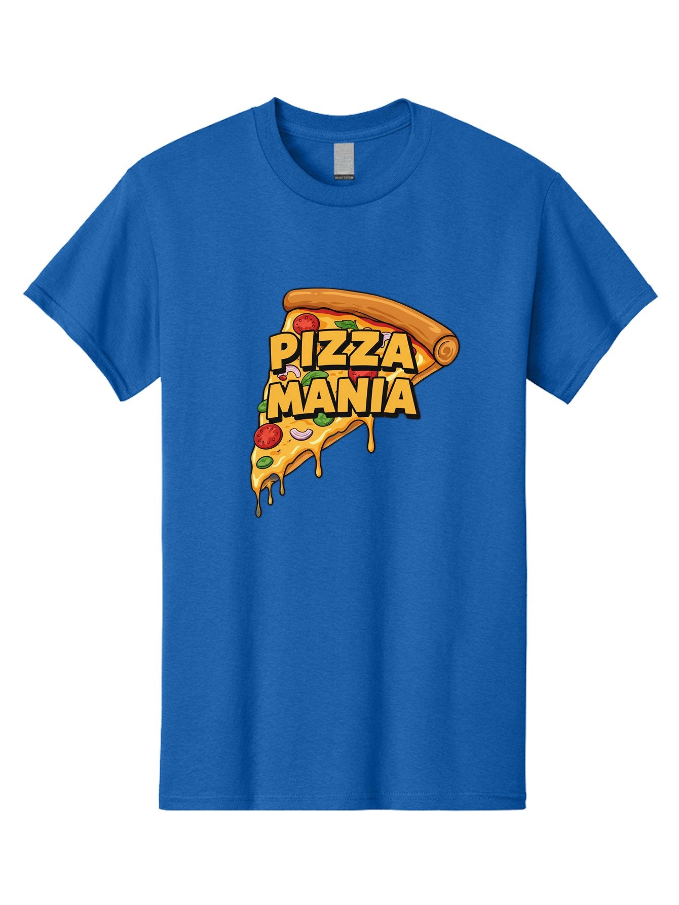 Pizza-Mania Men'S Graphic Tee, 100% Cotton, Comfortable Casual Summer Wear, Machine Washable, Cheesy Pizza Slice, Pizza Toppings, Tomato Sauce, Melted Mozzarella, Pizza Mania, Foodie, Italian Cuisine, Savory Delight, Mouth-Watering Pizza Bac266 14