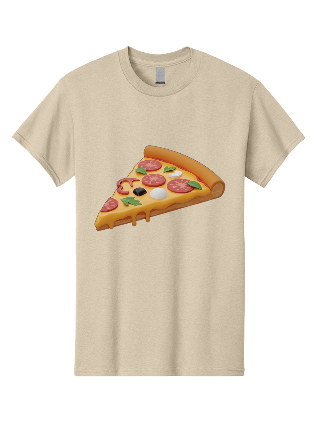 Pizza-Slice-1 Men'S Graphic Tee, 100% Cotton, Comfortable Casual Summer Wear, Machine Washable, Pizza Slice, Pepperoni Pizza, Melted Cheese, Italian Food, Cheese Pizza, Olives, Garlic, Basil Leaves, Pepperoni Slices, Gourmet Pizza Bac269 10