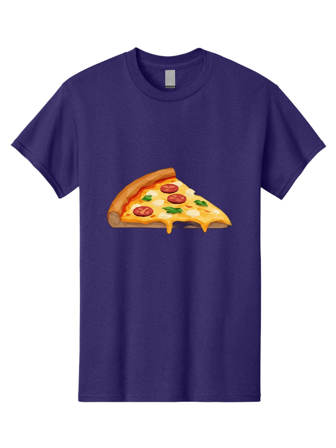 Pizza-Slice-16 Men'S Graphic Tee, 100% Cotton, Comfortable Casual Summer Wear, Machine Washable, Cheesy Pizza Slice, Melted Mozzarella Cheese, Pepperoni Toppings, Fresh Basil Leaves, Gooey Cheese Strings, Italian Cuisine, Savory Delight, Bac276 6