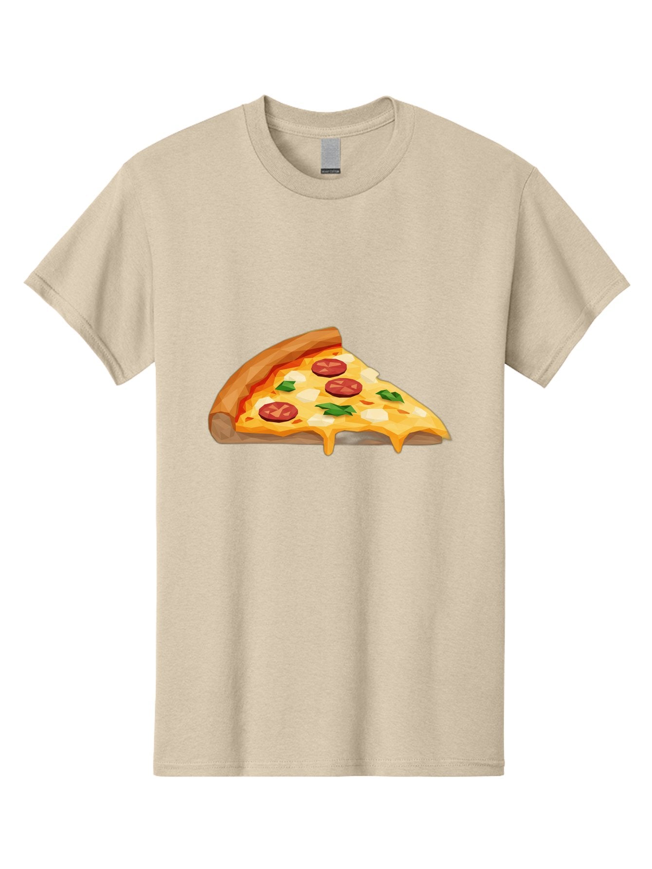 Pizza-Slice-16 Men'S Graphic Tee, 100% Cotton, Comfortable Casual Summer Wear, Machine Washable, Cheesy Pizza Slice, Melted Mozzarella Cheese, Pepperoni Toppings, Fresh Basil Leaves, Gooey Cheese Strings, Italian Cuisine, Savory Delight, Bac276 11