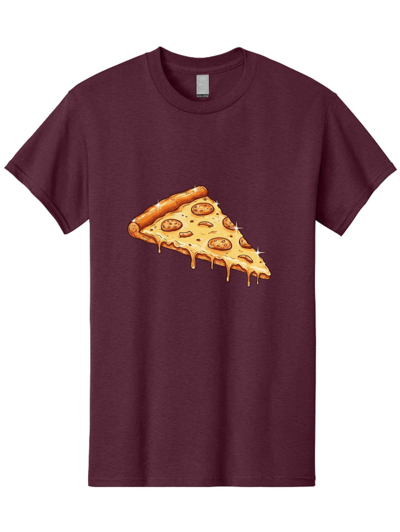 Pizza-Slice-18 Men'S Graphic Tee, 100% Cotton, Comfortable Casual Summer Wear, Machine Washable, Cheesy Pizza Slice, Pepperoni Pizza, Gooey Cheese, Delicious Food, Pizza Toppings, Tasty Treat, Italian Cuisine, Melty Cheese, Savory Delight Bac278 13