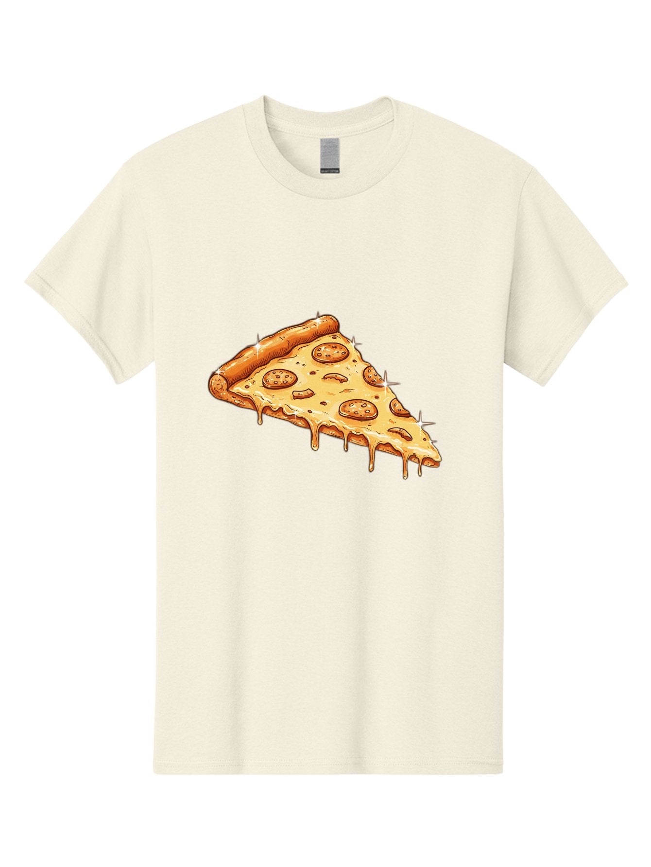Pizza-Slice-18 Men'S Graphic Tee, 100% Cotton, Comfortable Casual Summer Wear, Machine Washable, Cheesy Pizza Slice, Pepperoni Pizza, Gooey Cheese, Delicious Food, Pizza Toppings, Tasty Treat, Italian Cuisine, Melty Cheese, Savory Delight Bac278 9