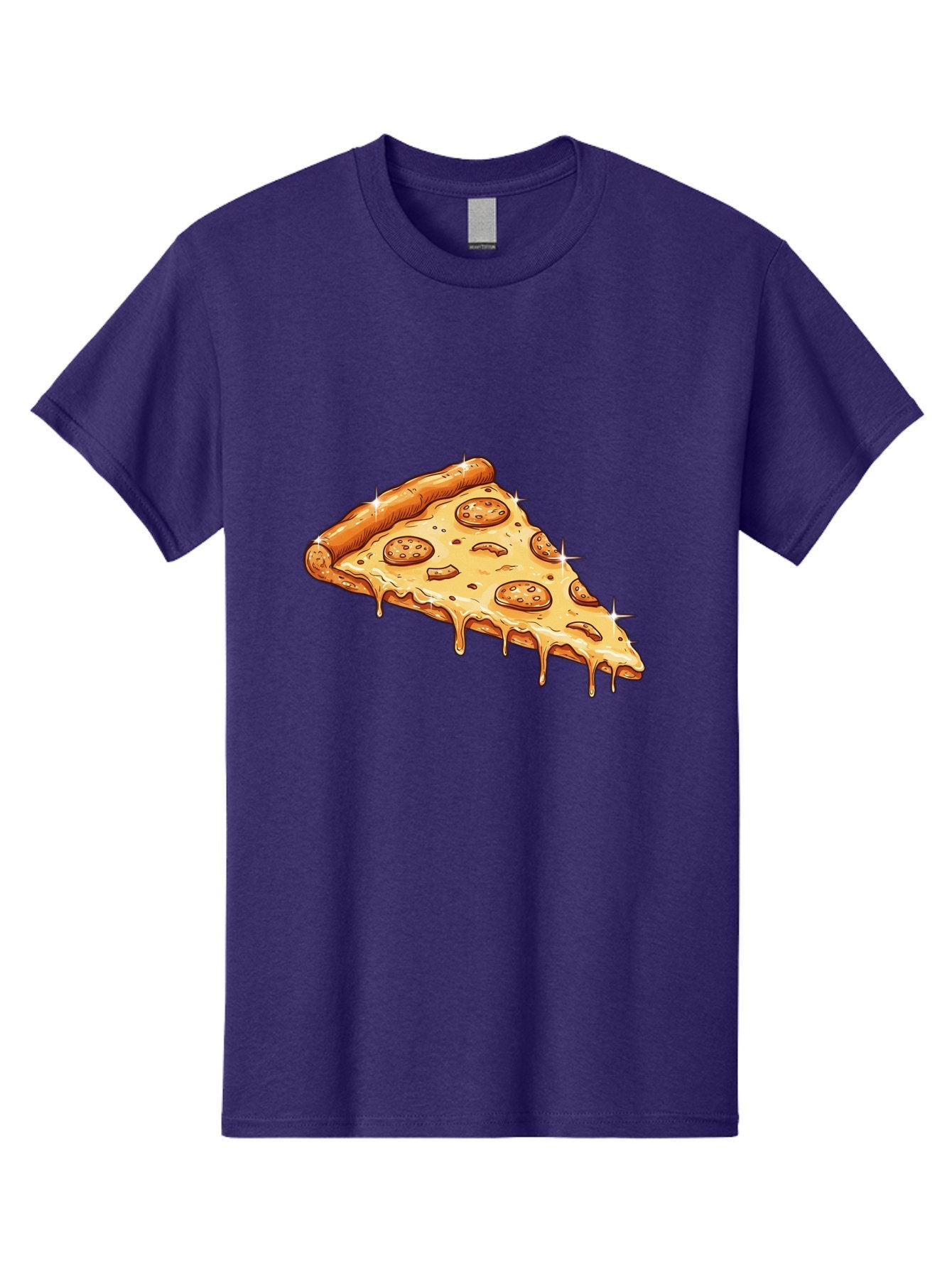 Pizza-Slice-18 Men'S Graphic Tee, 100% Cotton, Comfortable Casual Summer Wear, Machine Washable, Cheesy Pizza Slice, Pepperoni Pizza, Gooey Cheese, Delicious Food, Pizza Toppings, Tasty Treat, Italian Cuisine, Melty Cheese, Savory Delight Bac278 14