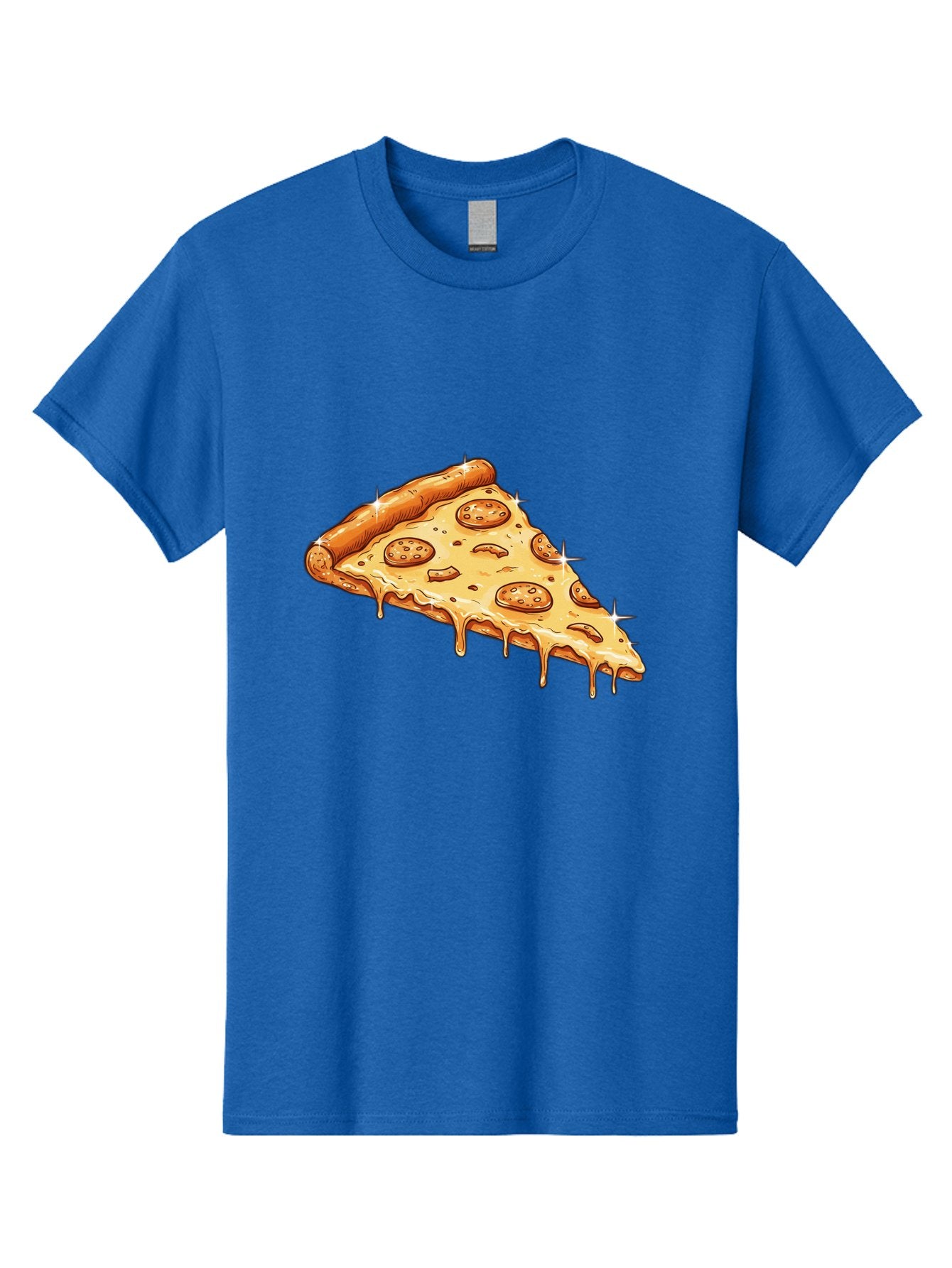 Pizza-Slice-18 Men'S Graphic Tee, 100% Cotton, Comfortable Casual Summer Wear, Machine Washable, Cheesy Pizza Slice, Pepperoni Pizza, Gooey Cheese, Delicious Food, Pizza Toppings, Tasty Treat, Italian Cuisine, Melty Cheese, Savory Delight Bac278 6